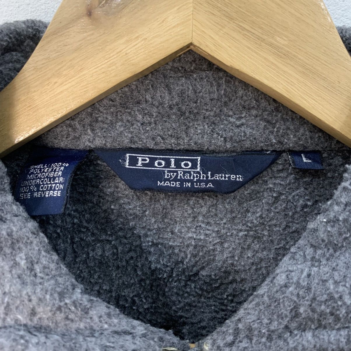 Polo Ralph Lauren × Vintage Vintage polartec Ralph Lauren fleece jacket Size US L / EU 52-54 / 3 - 4 Thumbnail