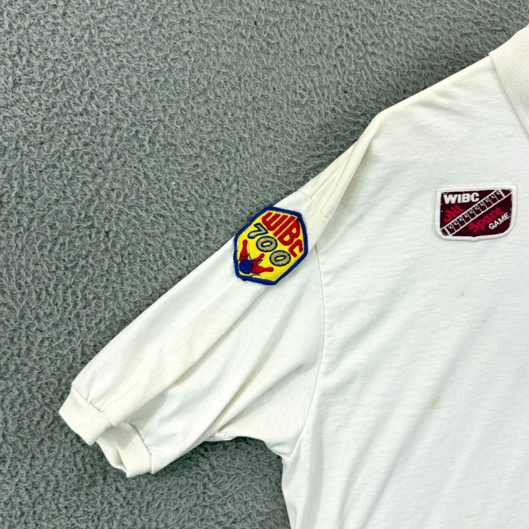 Jerzees VINTAGE Bowling Shirt Mens XL White Short Sleeve Polo Sport 90s Button Pullover Size US XL / EU 56 / 4 - 4 Thumbnail
