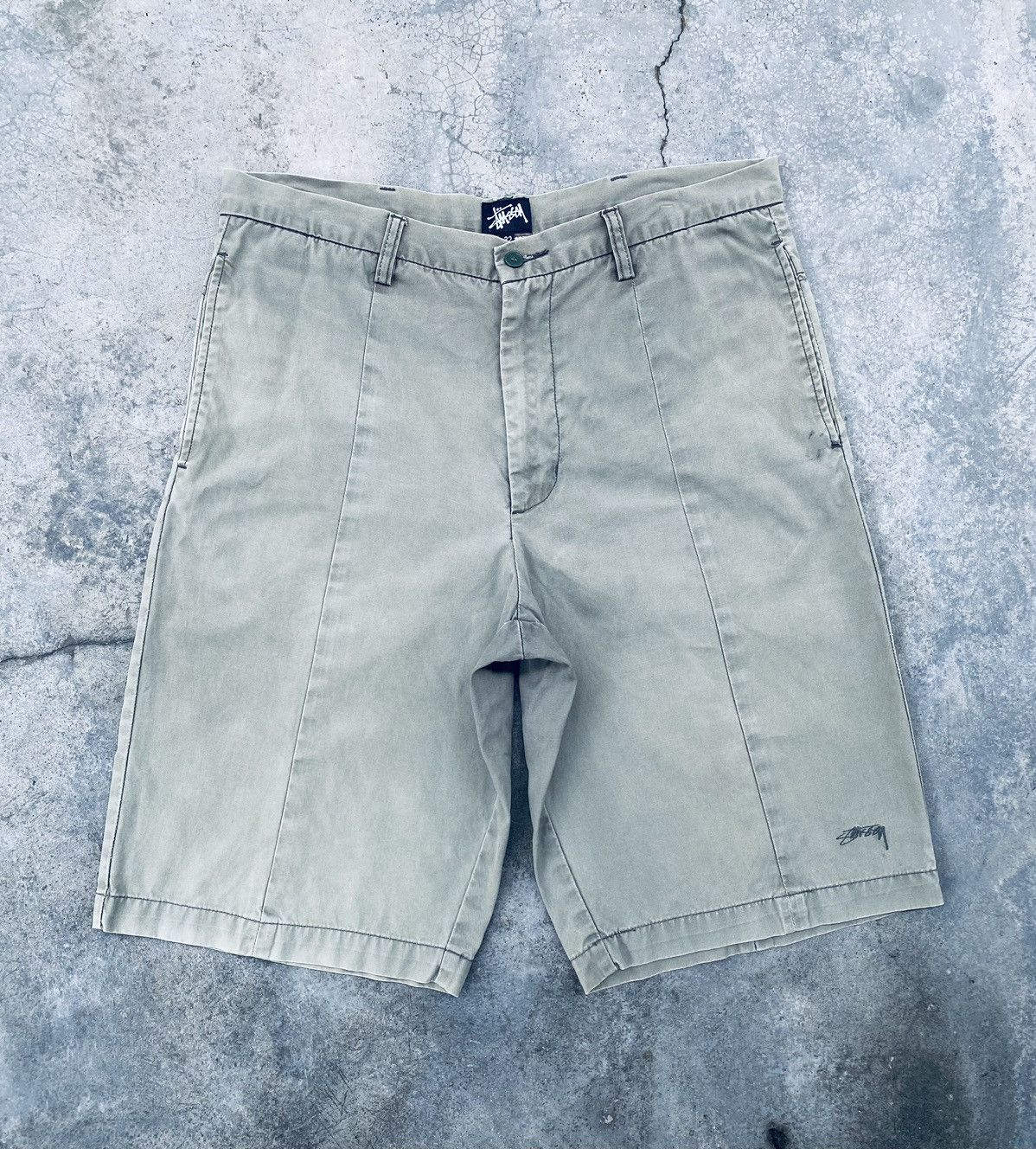 Stussy Vintage Stussy Jorts Pants Distressed Size US 35 - 1 Thumbnail