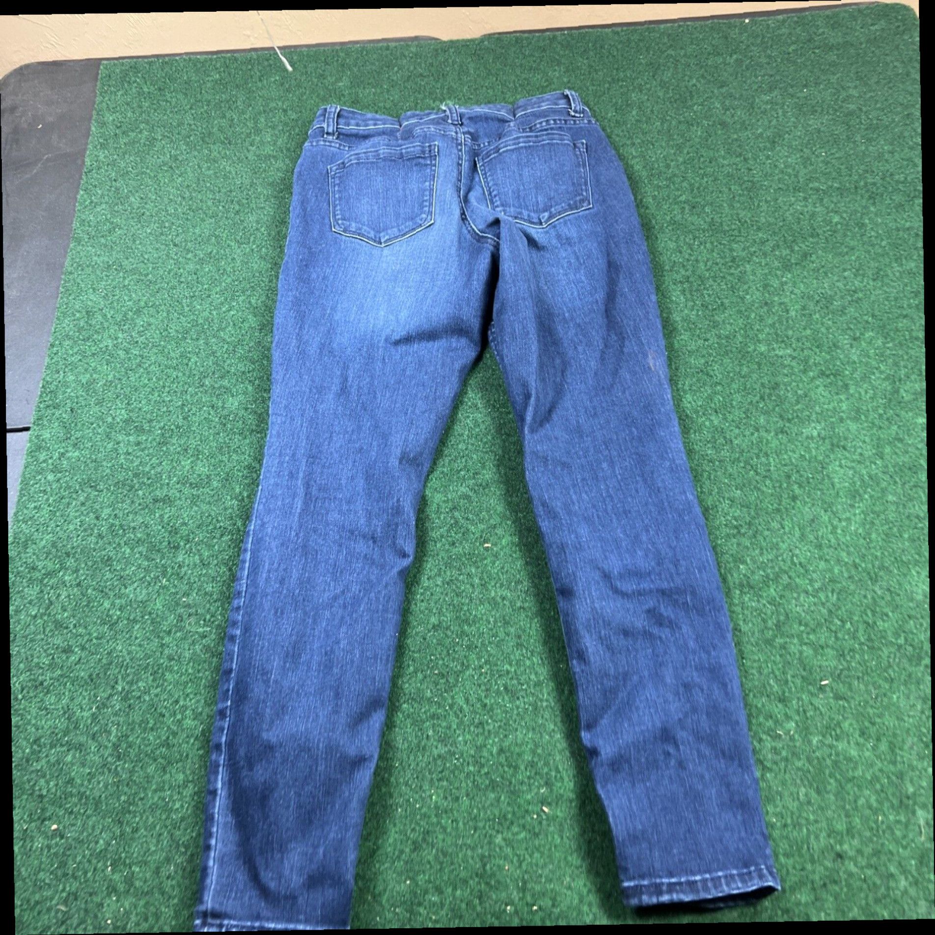 Vintage Crown & Ivy Women's Skinny Dark Wash Blue Jeans Size 6R Fast Shipping Size 28" / US 6 / IT 42 - 5 Thumbnail