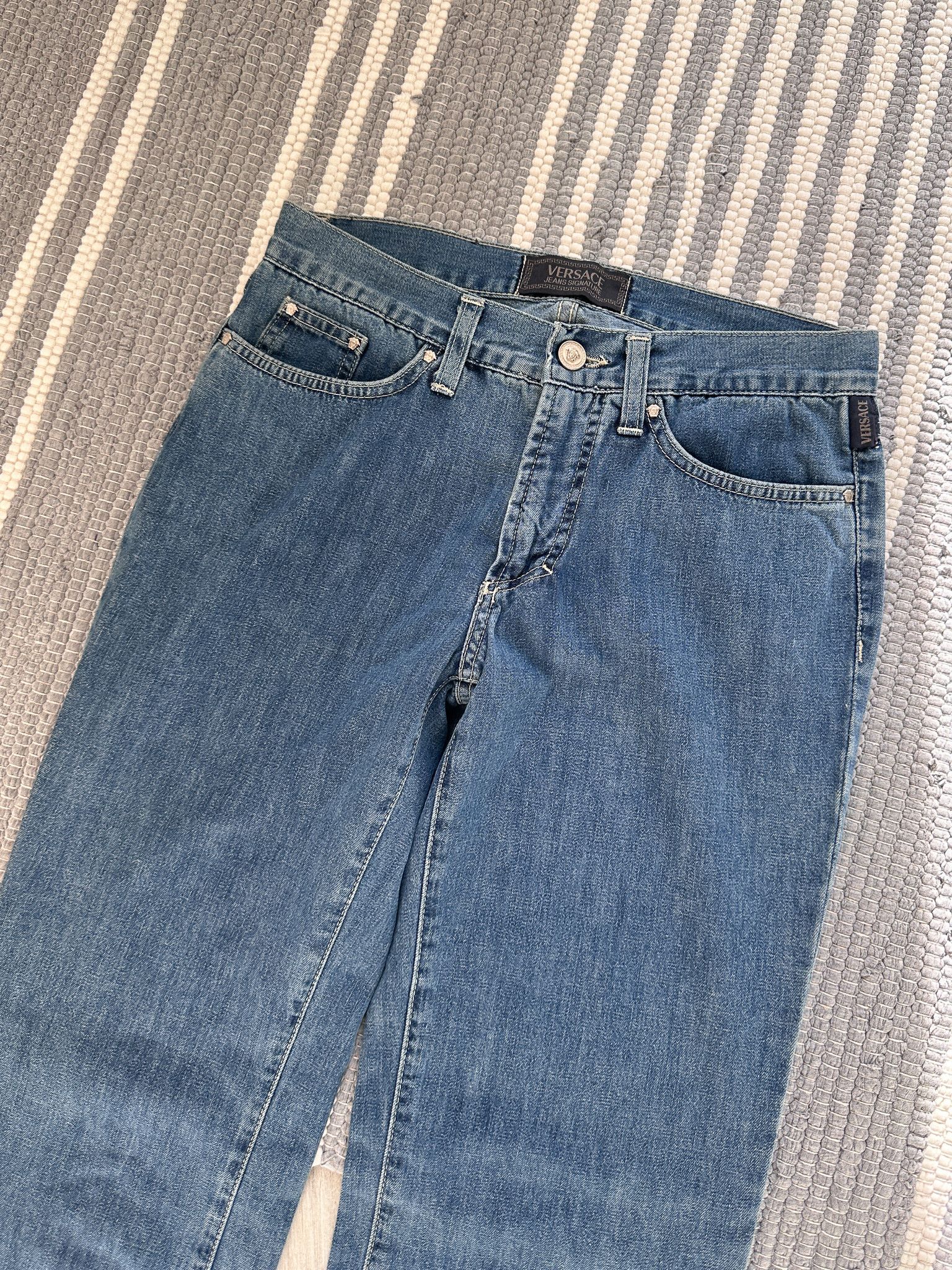Jean Vintage Versace Jeans Couture Denim Pants Size 27" / US 4 / IT 40 - 4 Thumbnail