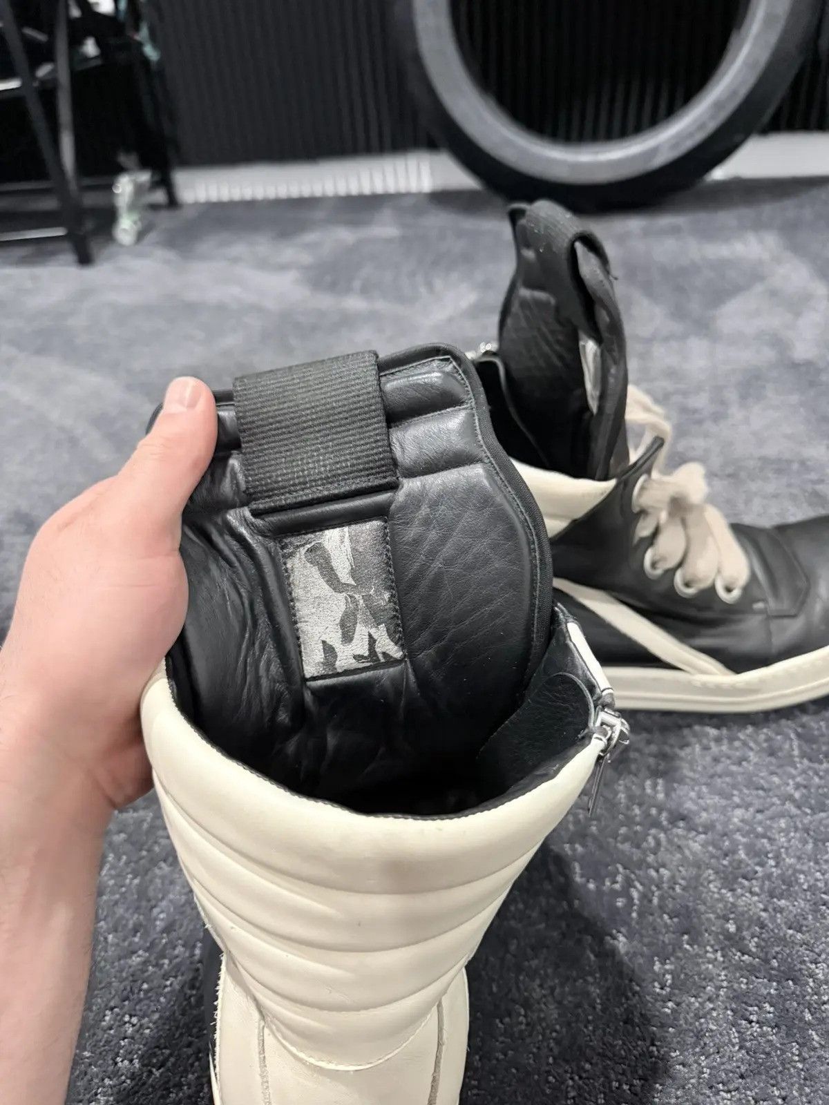 Rick Owens Rick Owens “Big Lace” Geobaskets Size US 12 / EU 45 - 5 Thumbnail