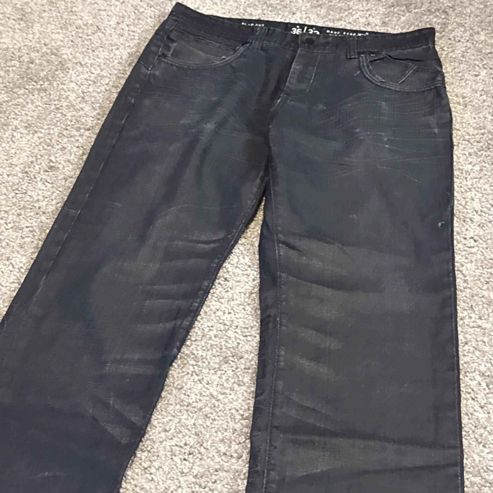 Ecko Unltd. VINTAGE Mark Ecko Cut & Sew Black Denim Jeans Slim 36x32 Jeans Men Slim Skinny Ecko Unltd. 36 Black Mens Jeans Size US 36 / EU 52 - 6 Thumbnail