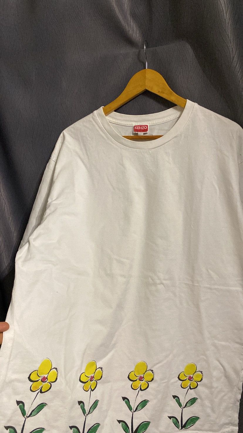 Japanese Brand × Kenzo Vintage Kenzo Paris X Art Tee White Tee Size US L / EU 52-54 / 3 - 2 Thumbnail