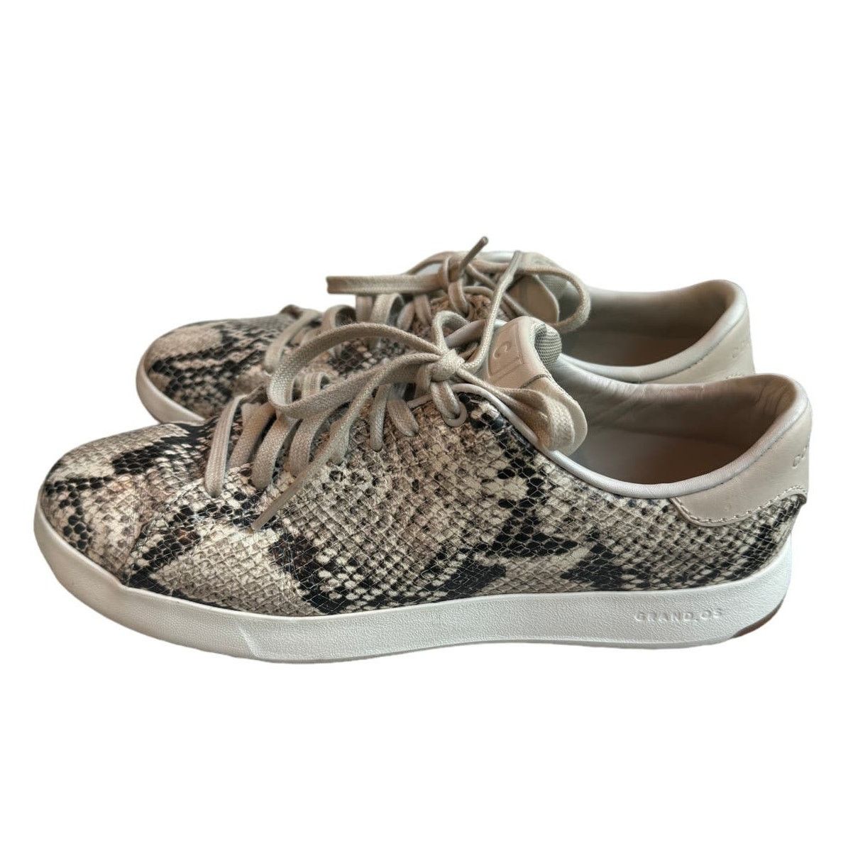 Cole Haan Cole Haan Grand Sport Novelty Lace OX Sneaker Roccia Snake Size US 7 / IT 37 - 1 Thumbnail