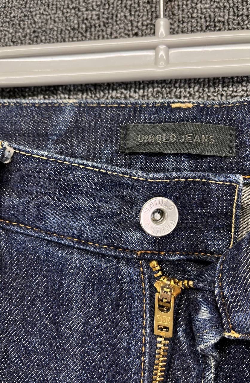 Japanese Brand Vintage Uniqlo Regular Fit Jeans Trashed Punk Denim Pants Size US 30 / EU 46 - 5 Thumbnail