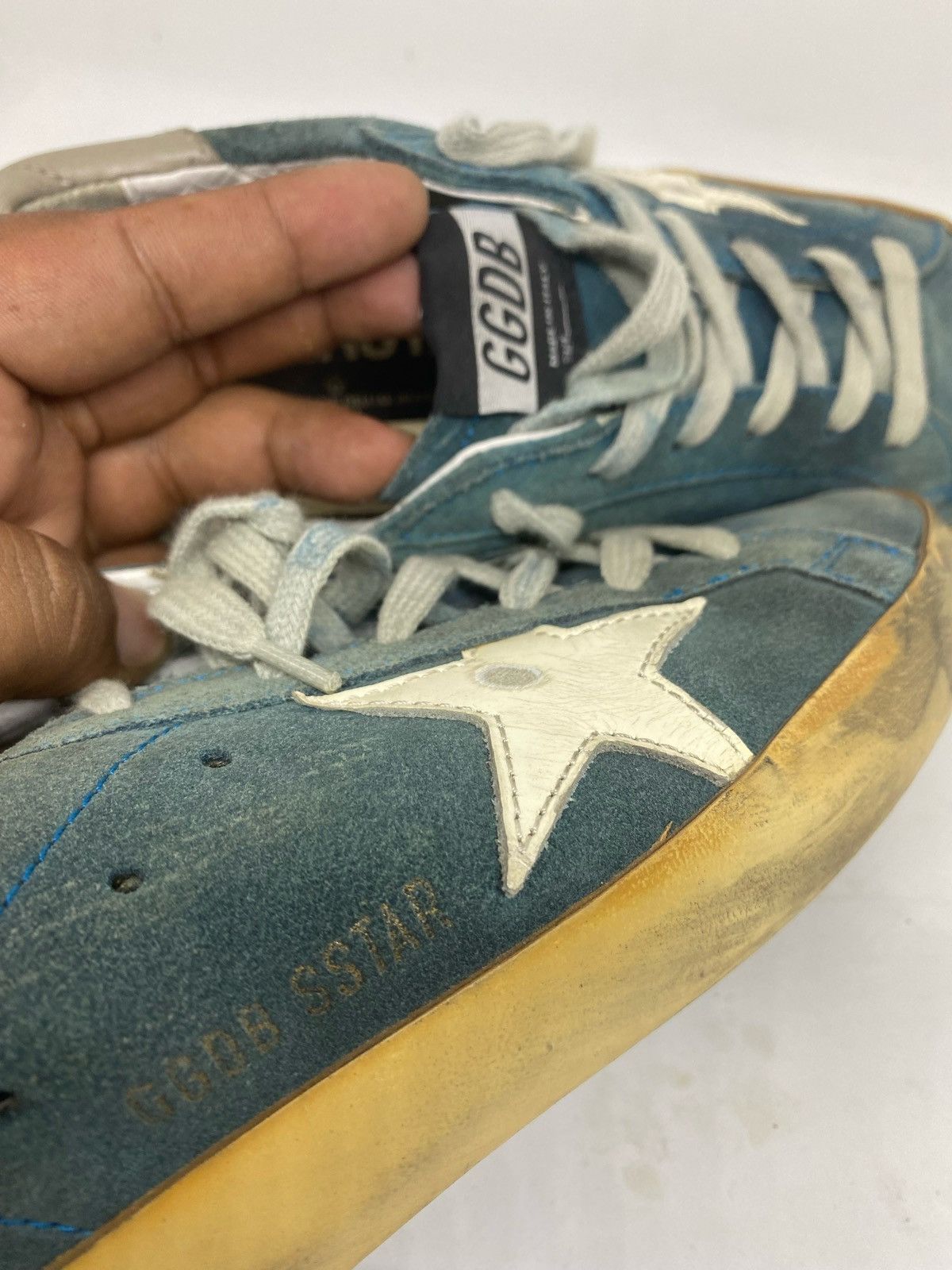 Golden Goose ggdb superstar light blue size 36GOLDEN GOOSE Deluxe Brand Size US 6 / IT 36 - 9 Thumbnail
