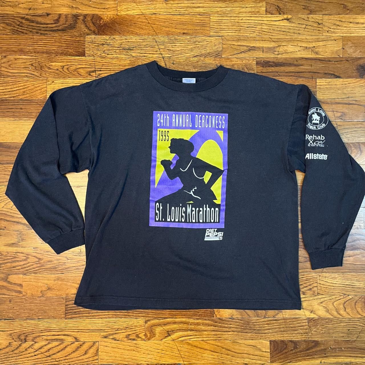 Gildan 1995 St Louis Marathon Long Sleeve Size US L / EU 52-54 / 3 - 1 Thumbnail