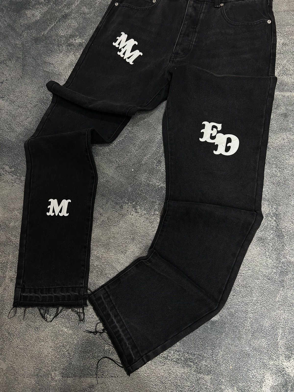 Japanese Brand Mr Enjoy Da Money SS21 Letter Trousesr CH style Size US 33 - 9 Thumbnail
