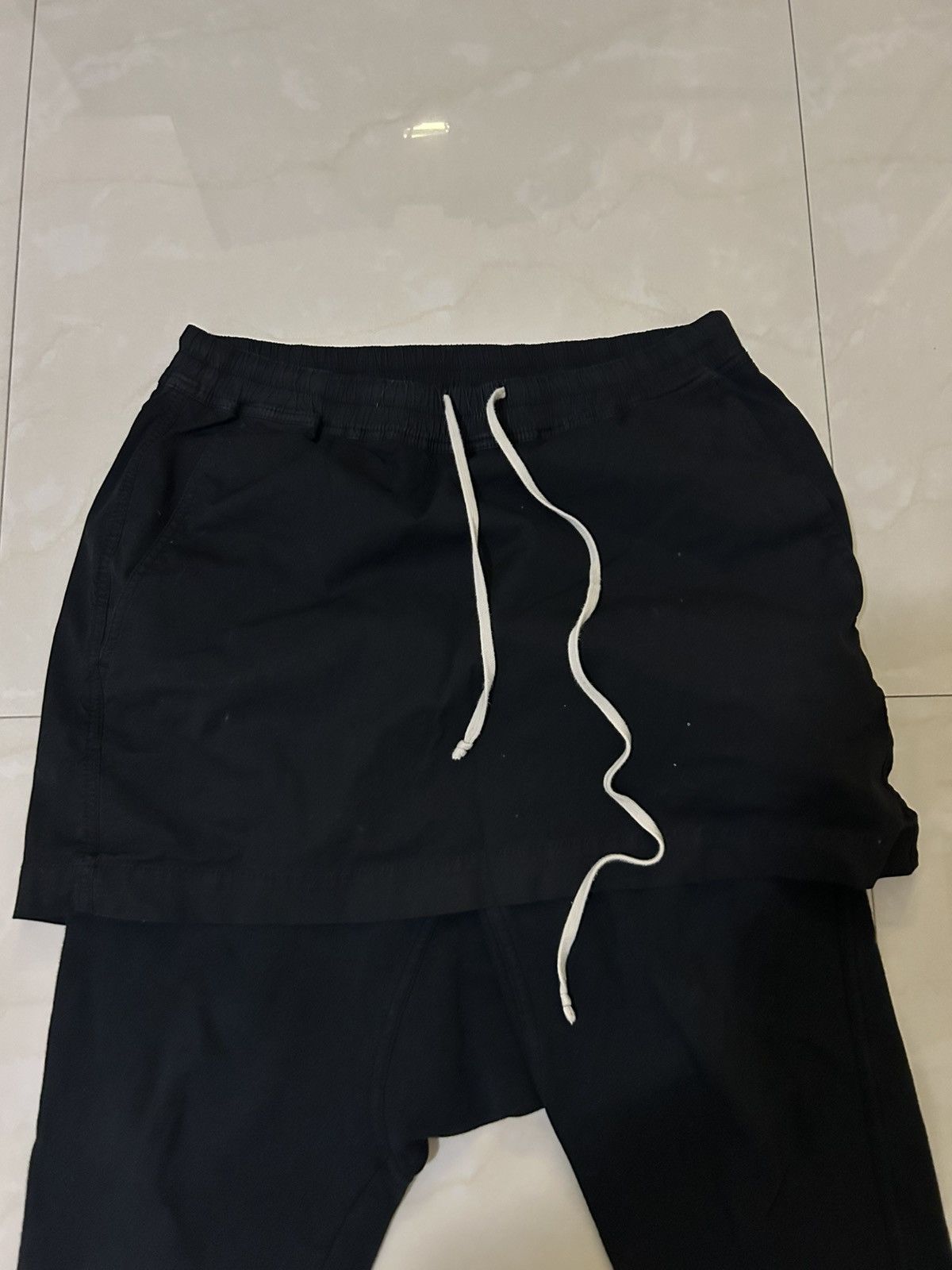 Rick Owens Drkshdw Rick Owens Kilt Sweatpants Size US 34 / EU 50 - 2 Thumbnail