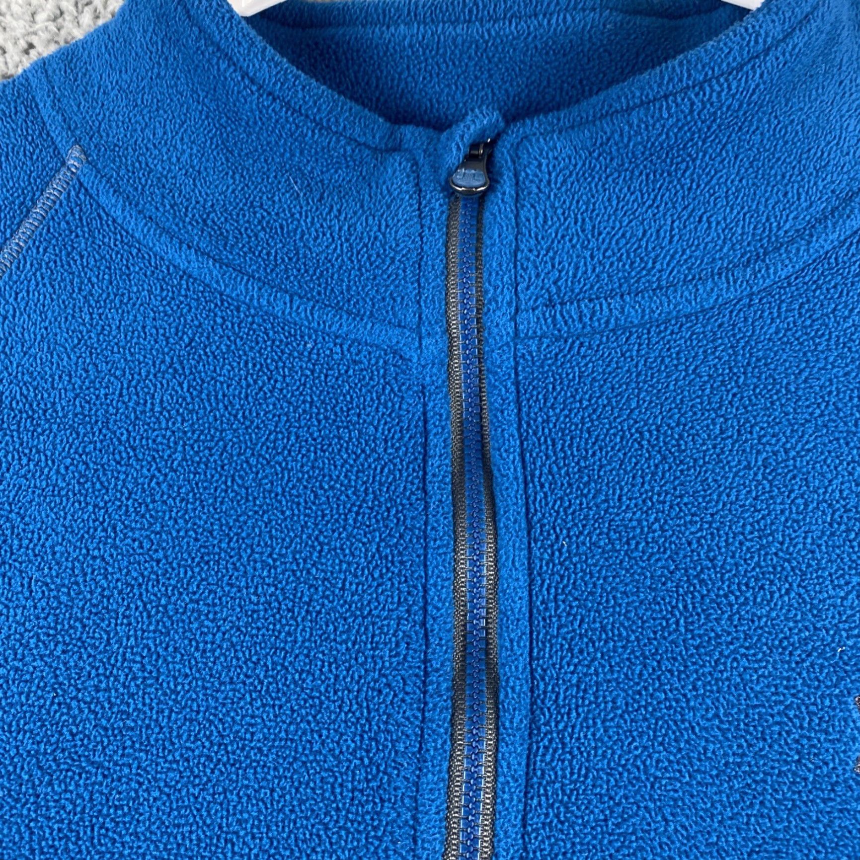 Under Armour UNDER ARMOUR Royal Blue Full Zip Sweatshirt Jacket Men's Large Sherpa Size US L / EU 52-54 / 3 - 4 Thumbnail