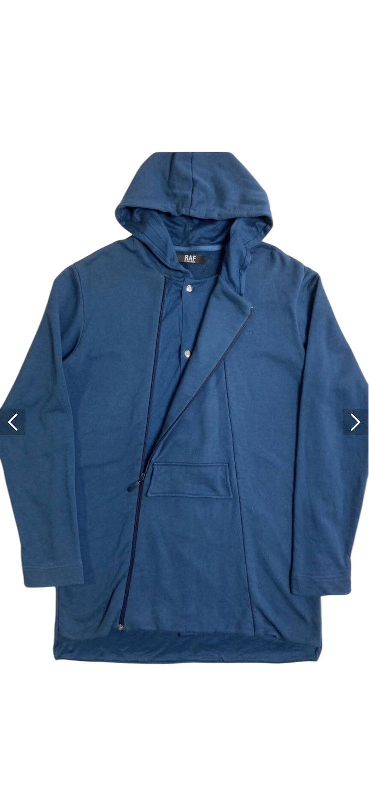 Raf Simons × Raf by Raf Simons × Vintage RAF BY RAF SIMONS long sweatshirt hoodie RAF BY RAF SIMONS Size US L / EU 52-54 / 3 - 3 Thumbnail