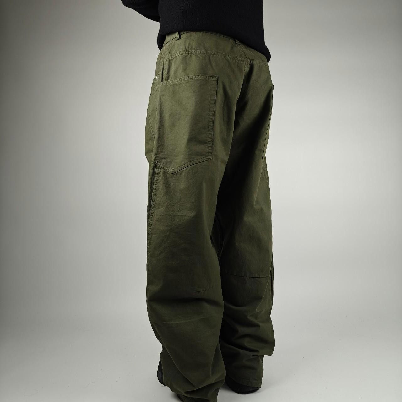 Other Japanese Green Curve Seam Fatigue Wide Leg Pants Size US 32 / EU 48 - 4 Thumbnail