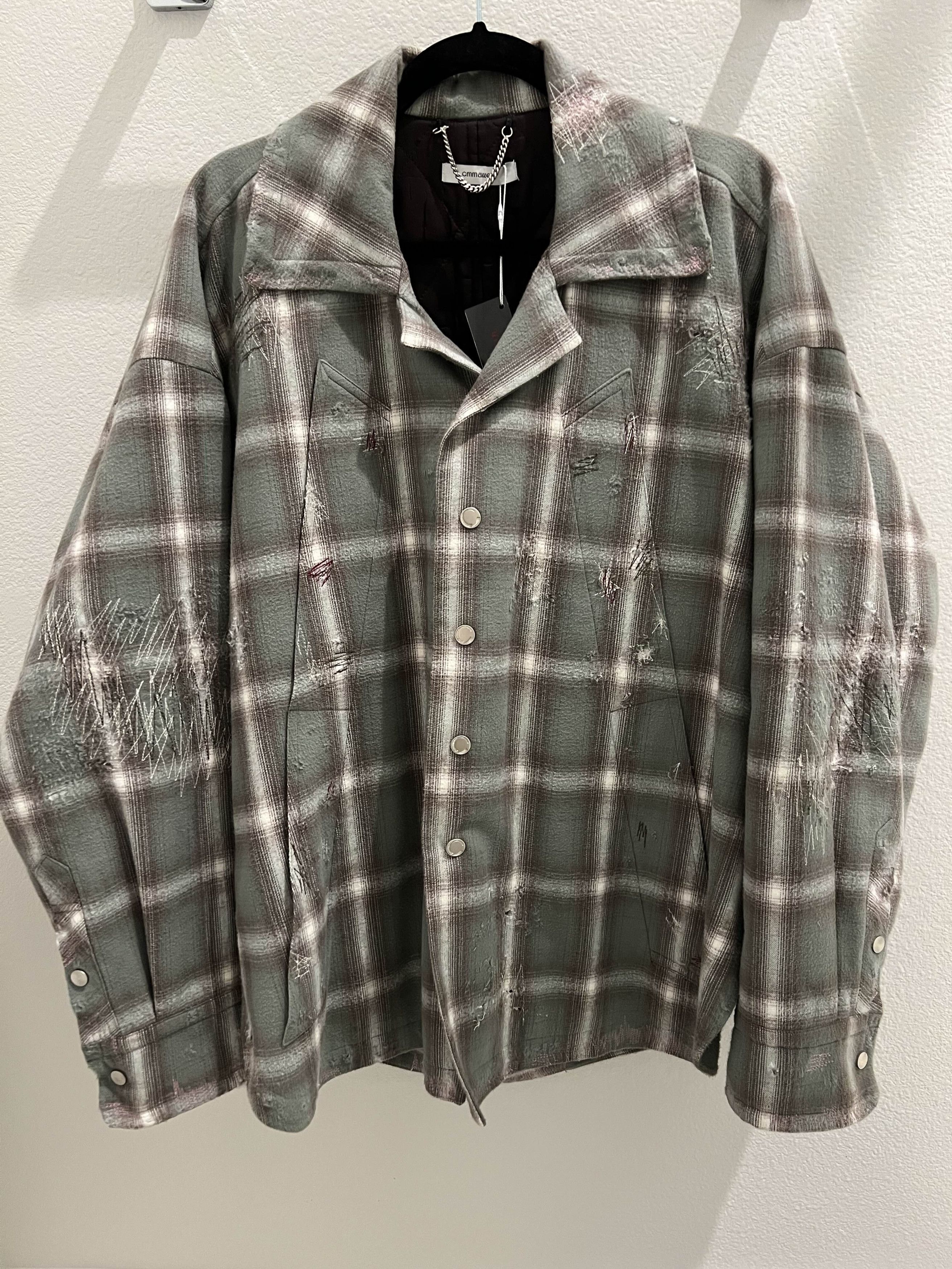 CMMAWEAR CMMAWEAR C Curl Padded Flannel | Grailed