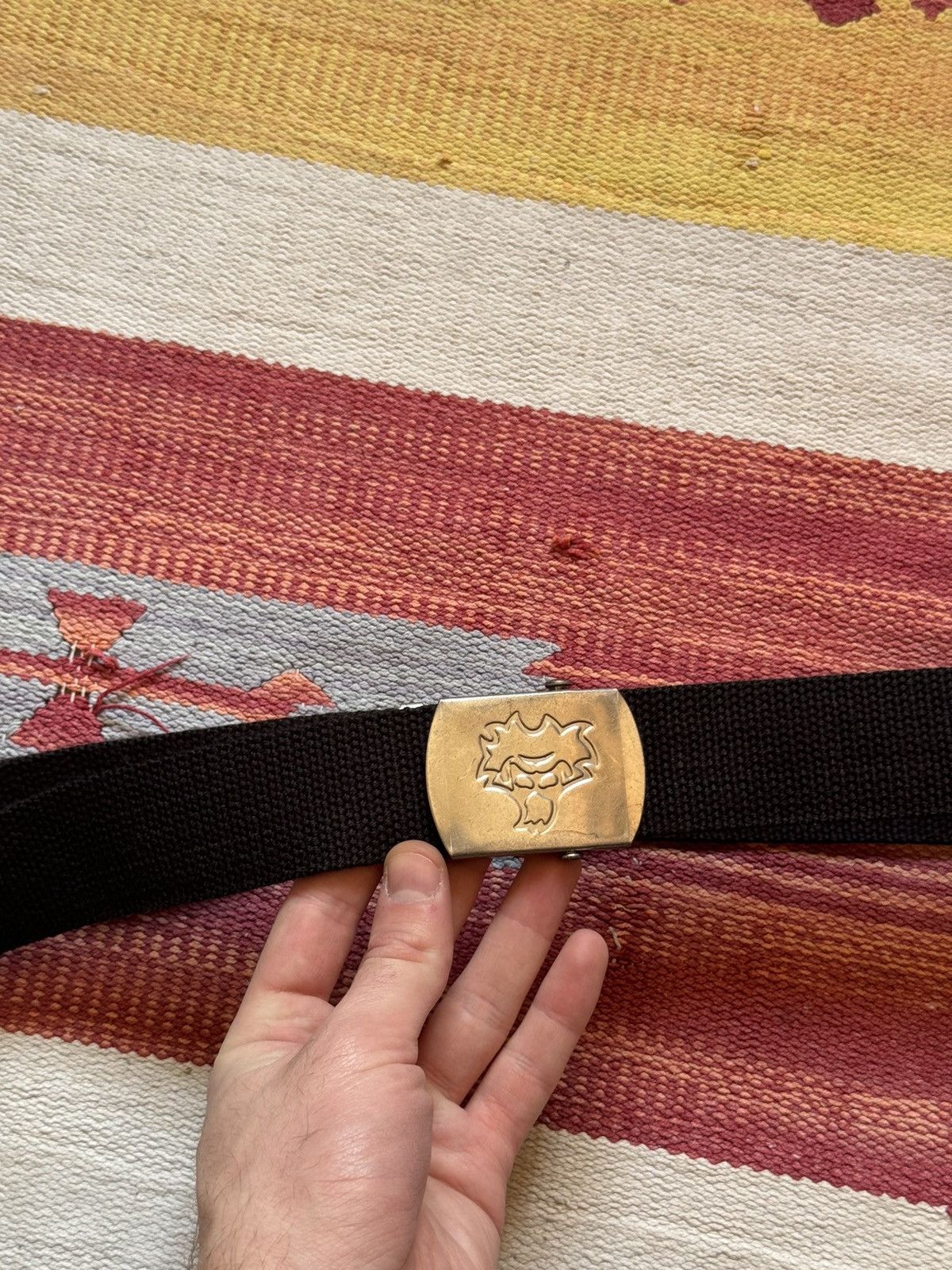 Vintage Vintage 90’s Rare Face Skateboarding y2k Every Day Belt Size ONE SIZE - 2 Thumbnail