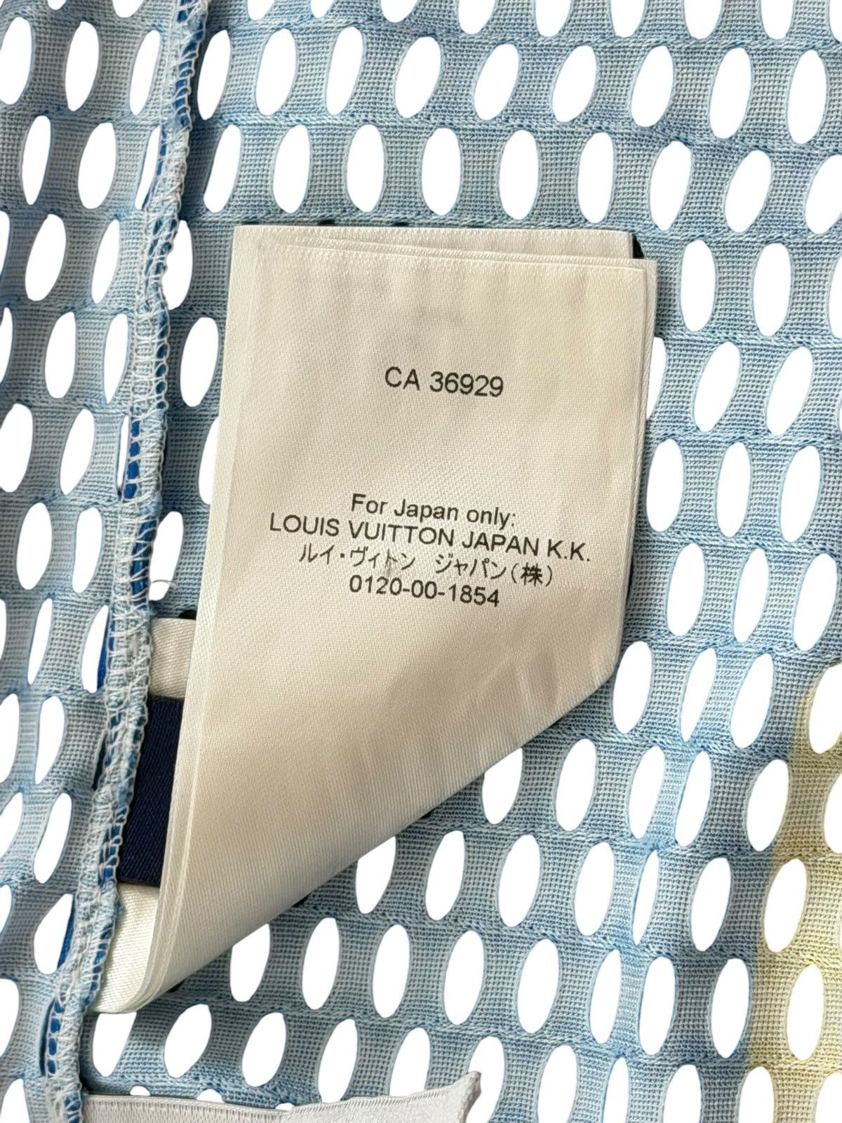 Louis Vuitton Louis Vuitton Blue Yellow Mesh Chargers Jersey Size US M / EU 48-50 / 2 - 10 Thumbnail
