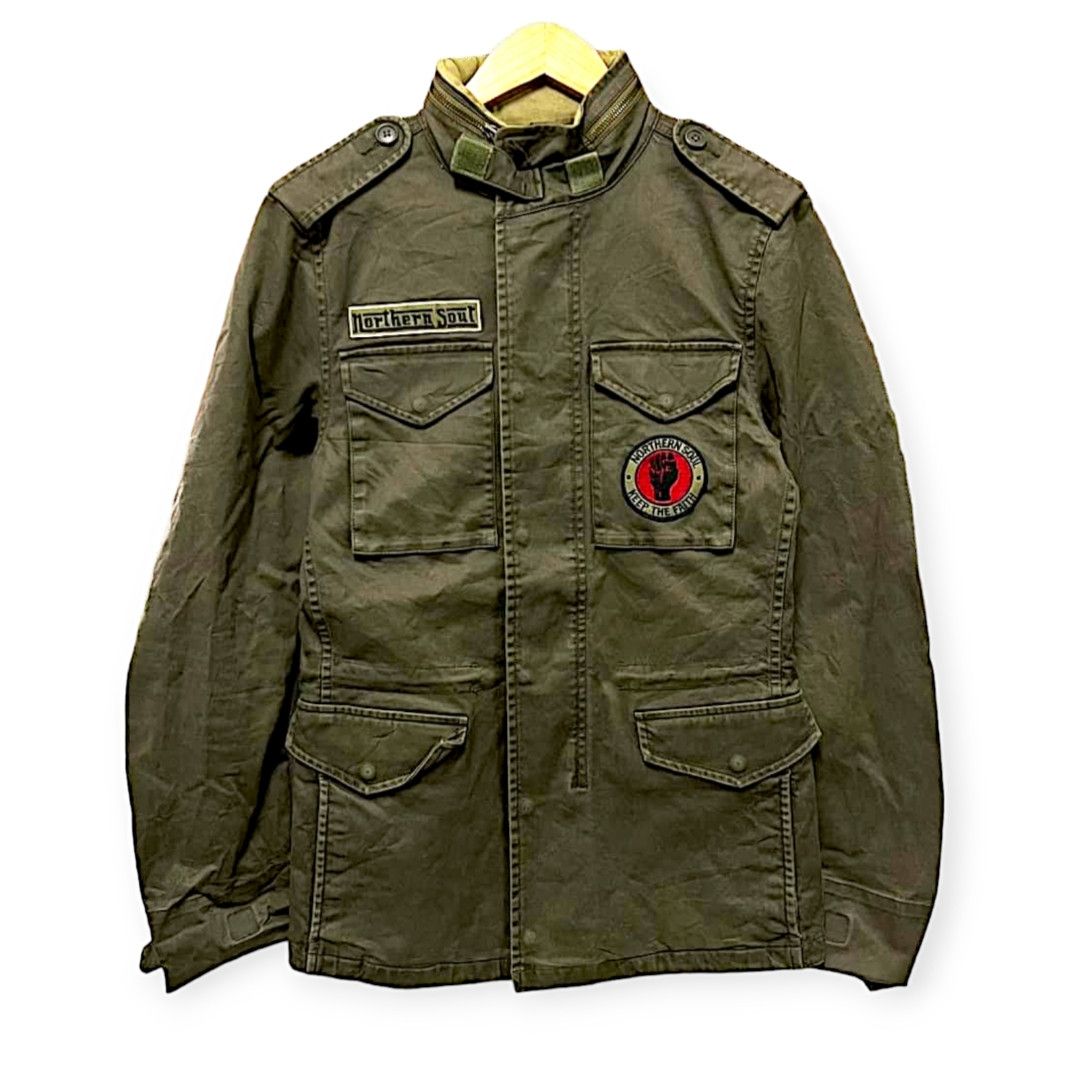 Vintage Katharine Hamnett London M65 fashion Military Jacket
