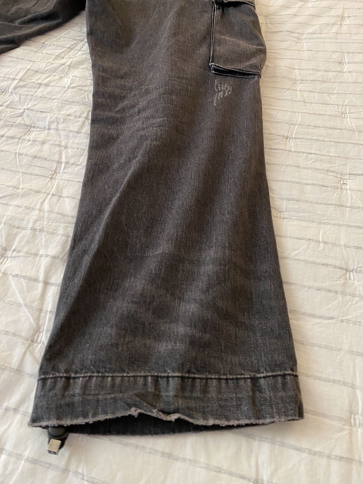 Ksubi Ksubi Riot Denim Cargo Pants Faded Black Sz38 Size US 38 / EU 54 - 19 Thumbnail