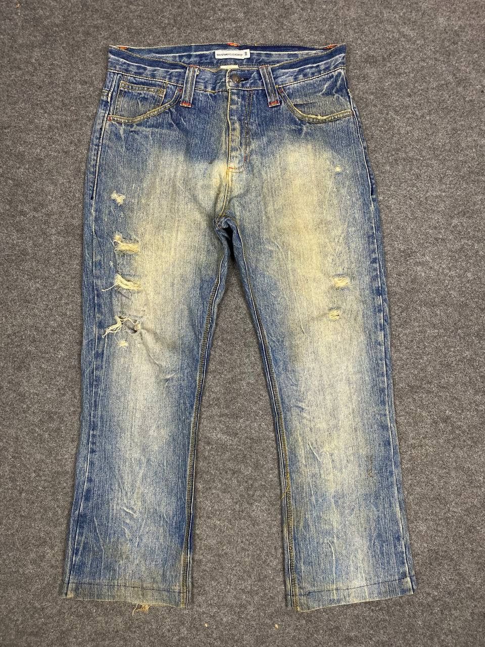 Japanese Brand japanese brand ankle cut distressed denim nice design Size US 32 / EU 48 - 5 Thumbnail