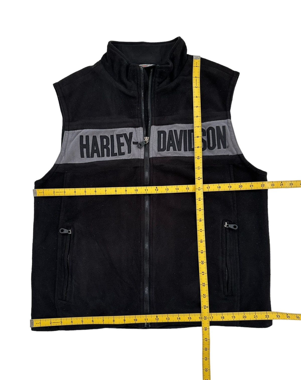 Harley Davidson × Warren Lotas Harley Davidson Fleece Sleeveless Size US L / EU 52-54 / 3 - 15 Thumbnail