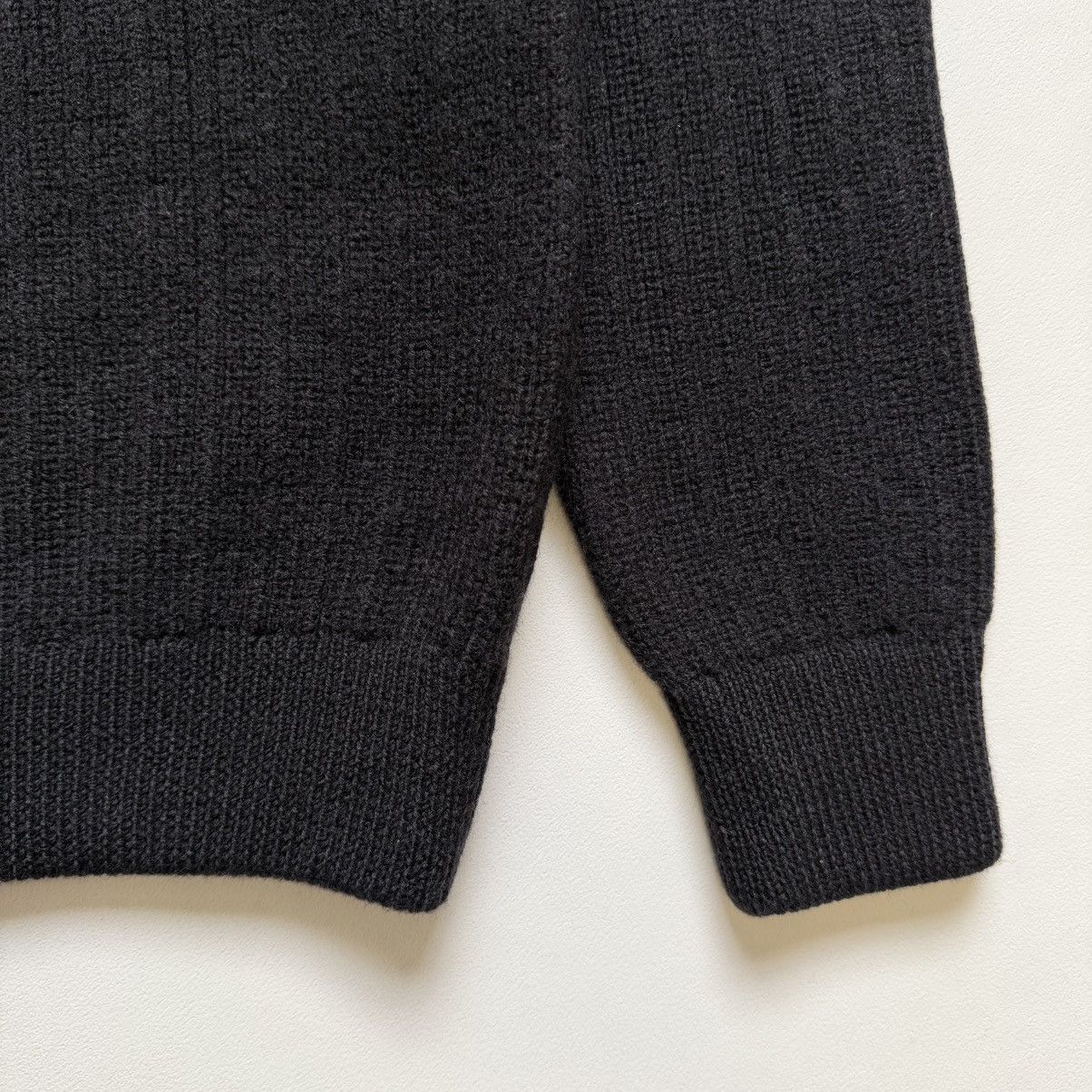 Our Legacy Brushed Ribbed Knit Wool Zip Drivers Sweater Size US M / EU 48-50 / 2 - 15 Thumbnail