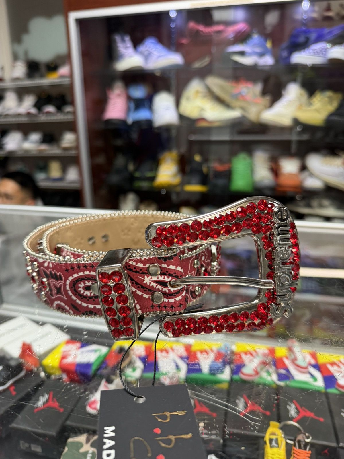 Supreme X B.B. Simon Bandana Belt (Red)