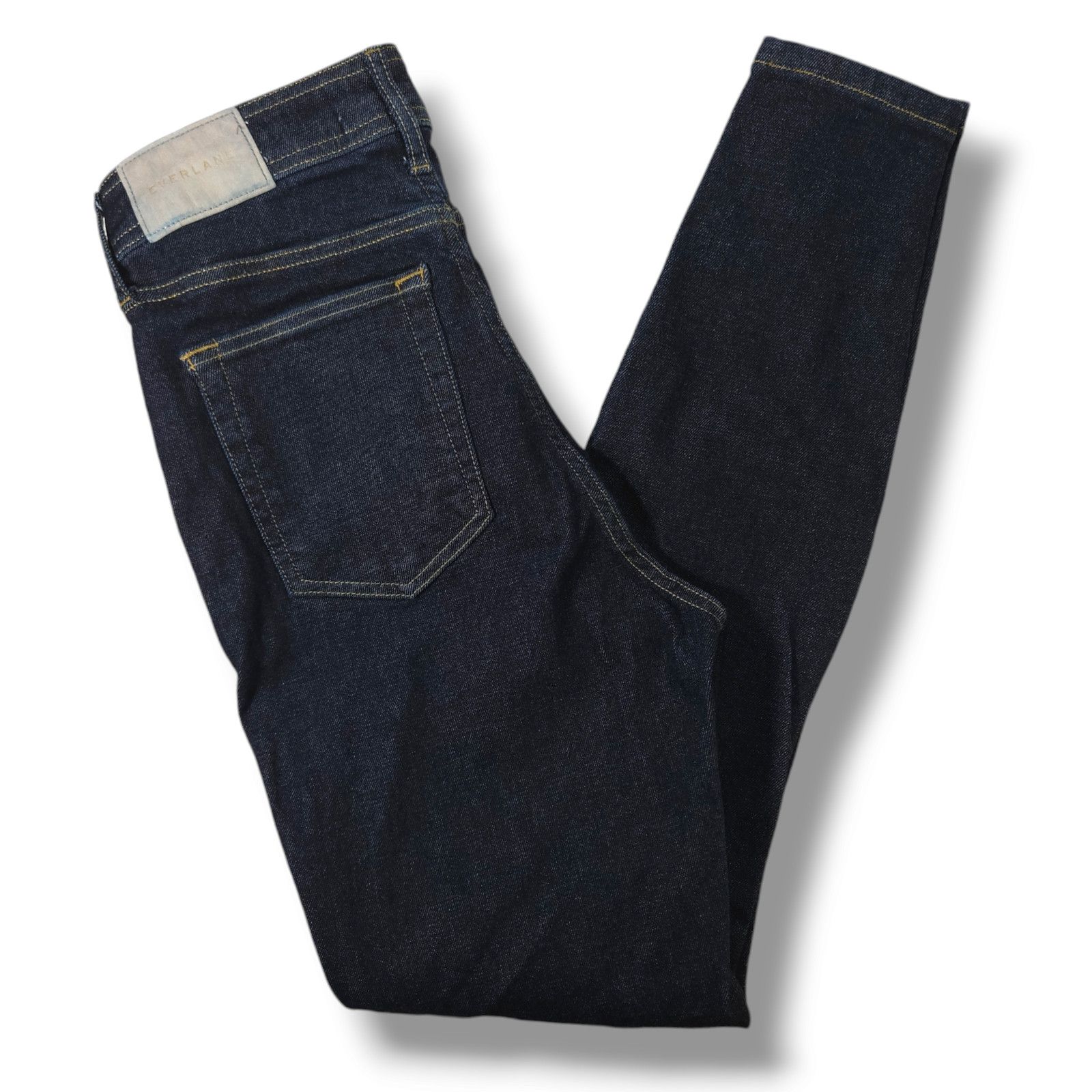 Everlane EUC Everlane The Way-High Skinny Jeans Sz. 226x28.50 Indigo Size 26" / US 2 / IT 38 - 2 Thumbnail