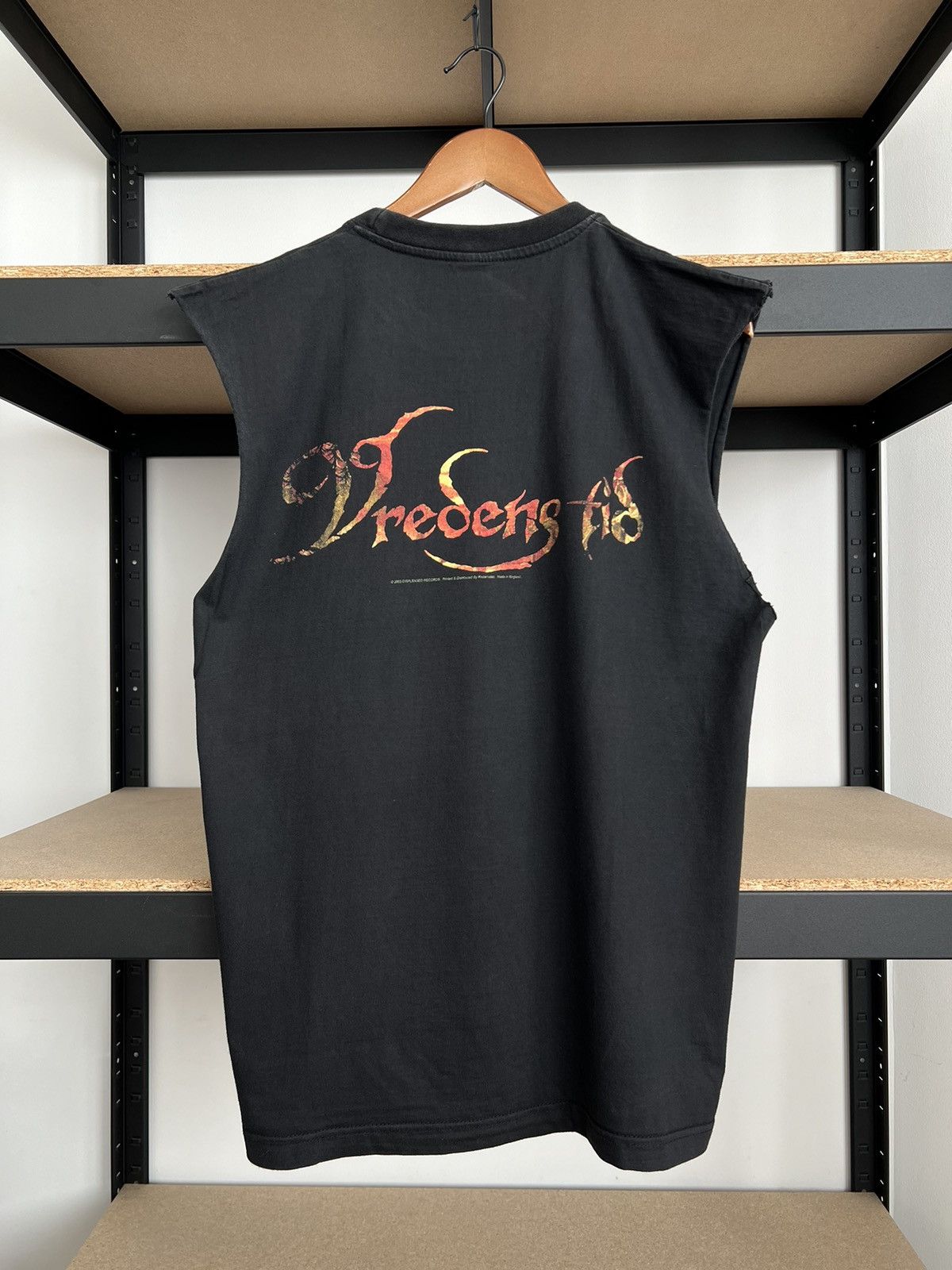 Band Tees Vintage 2005 Manegarm Vredens Tid Black Tank Top T-shirt Size US L / EU 52-54 / 3 - 4 Thumbnail