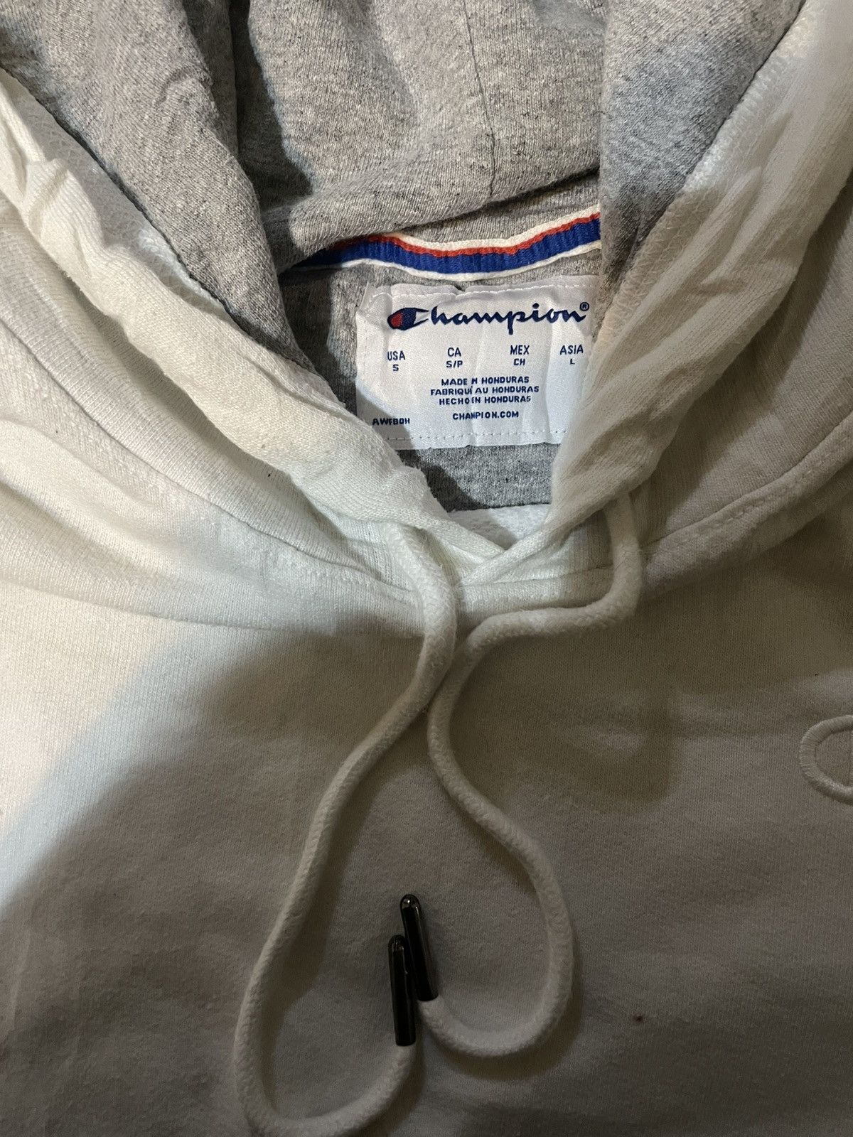 Champion Plain White Champion Hoodie Size US M / EU 48-50 / 2 - 4 Thumbnail