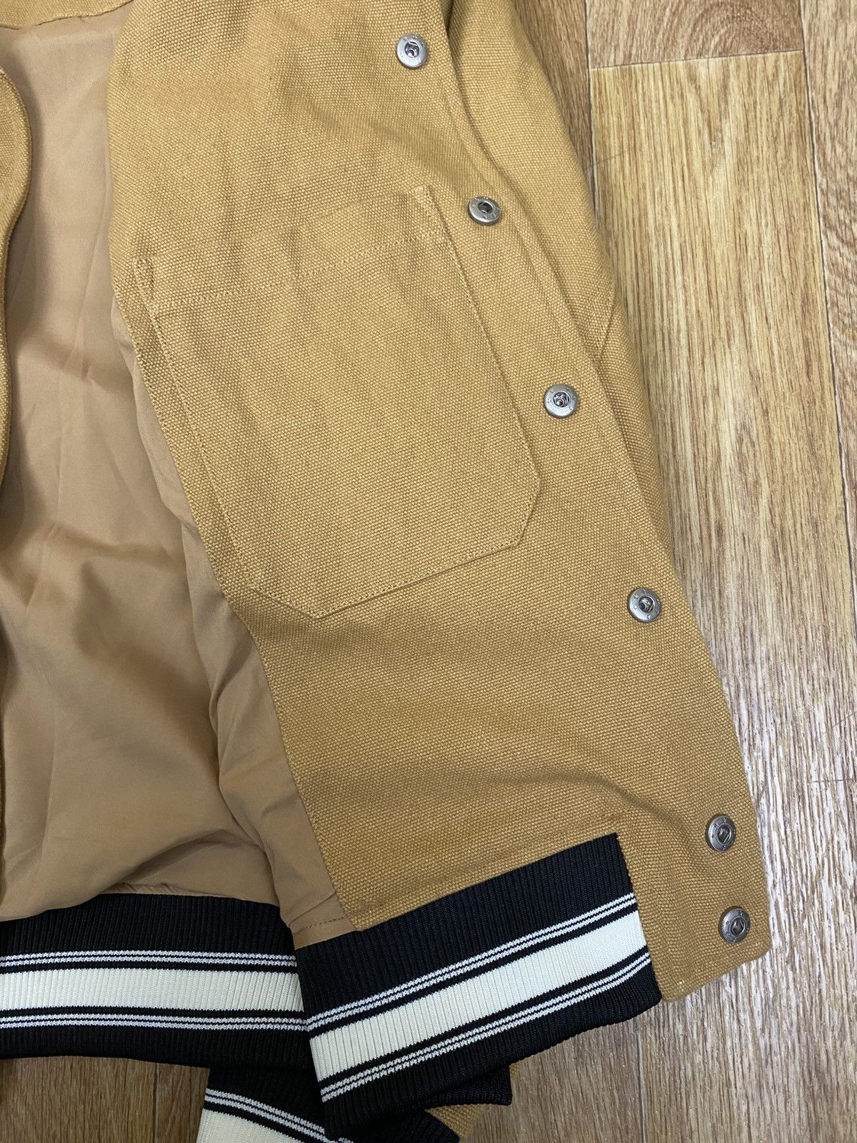 Percival Percival x Ilaria Canvas Varsity Bomber Jacket Size: XS Size US XS / EU 42 / 0 - 4 Thumbnail