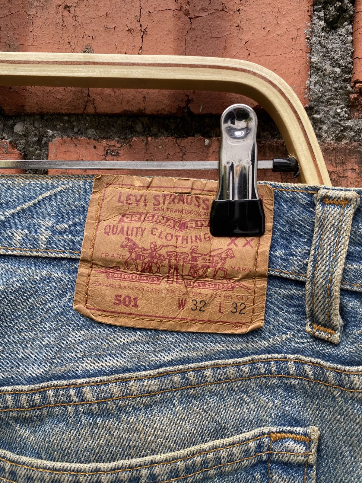 Levi's Vintage Clothing W32x31 vintage levi's 501xx made in USA Size US 32 / EU 48 - 9 Thumbnail