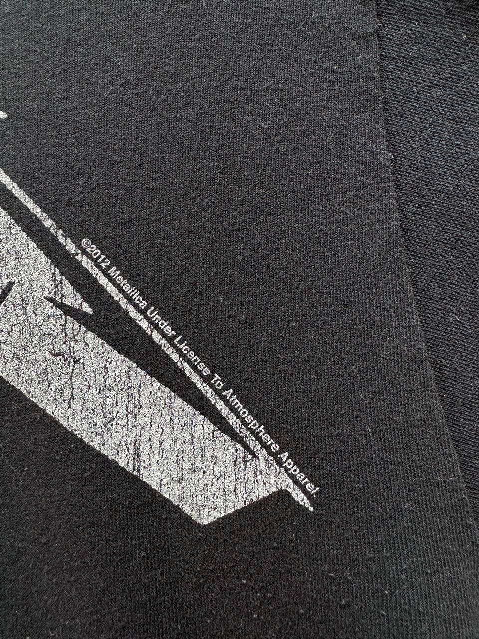 Band Tees Vintage 2012 Metallica black silhouette faces t-shirt Size US M / EU 48-50 / 2 - 3 Thumbnail