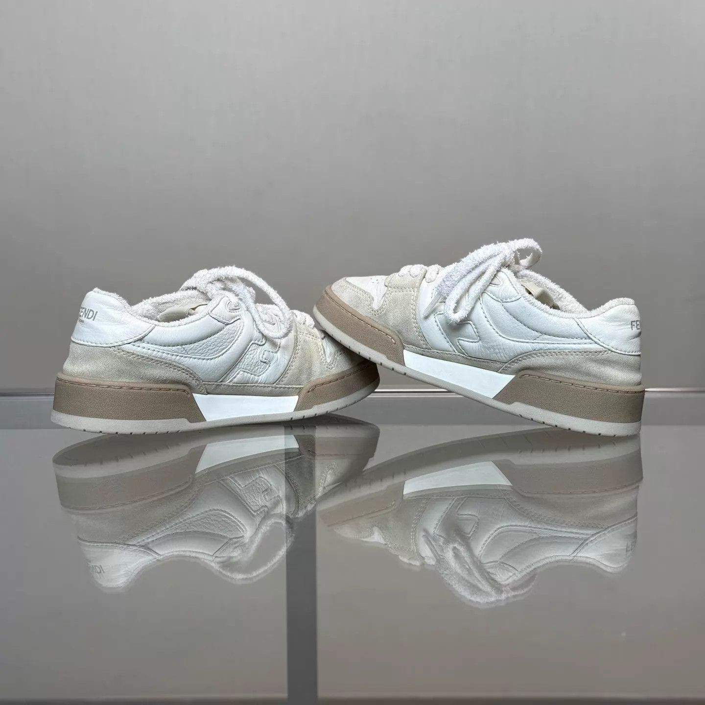 Fendi Fendi Match White & Brown 36 98 Size US 5.5 / IT 35.5 - 6 Thumbnail