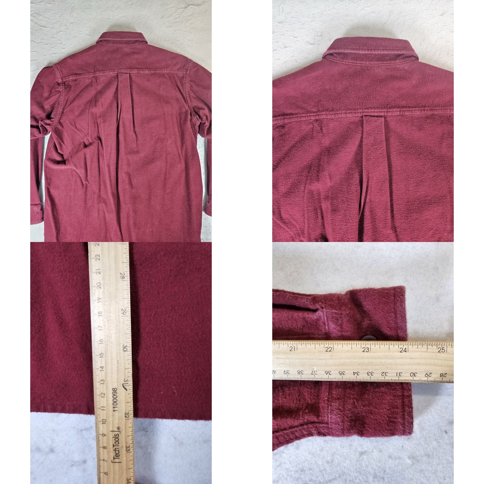 Vintage VINTAGE LL BEAN Chamois Cloth 100% Cotton Shirt Button-Up Men's Large Red Size US L / EU 52-54 / 3 - 8 Thumbnail