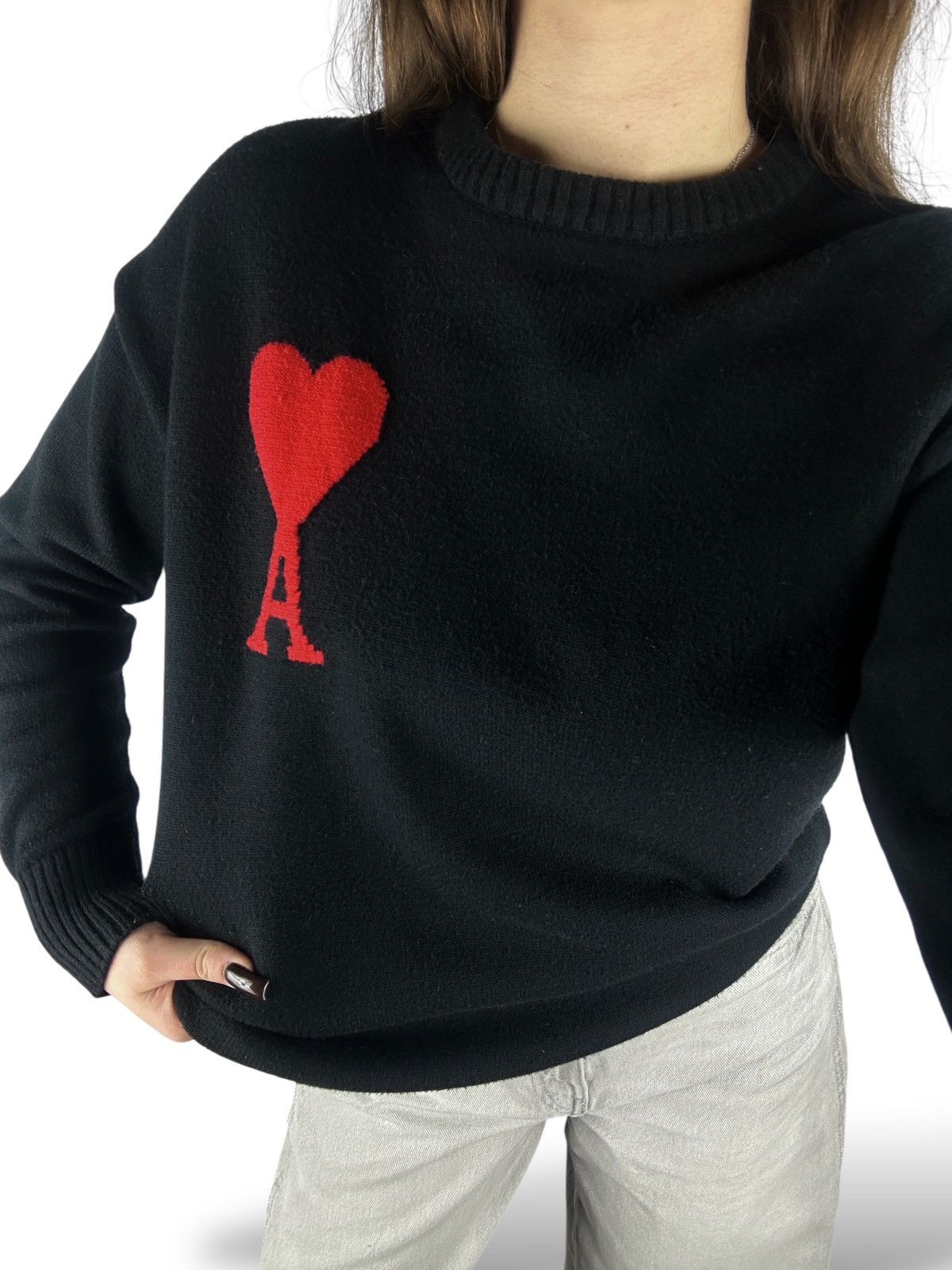 AMI ❤️ AMI Alexandre Mattiussi Wool Sweater Size M / US 6-8 / IT 42-44 - 11 Thumbnail