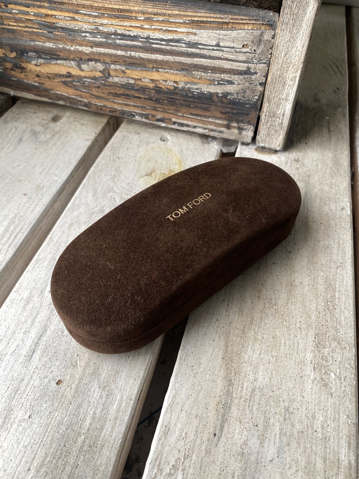 Designer × Tom Ford Vintage Brown Velour Tom Ford Case/ Box For Sunglasses Size ONE SIZE - 1 Thumbnail