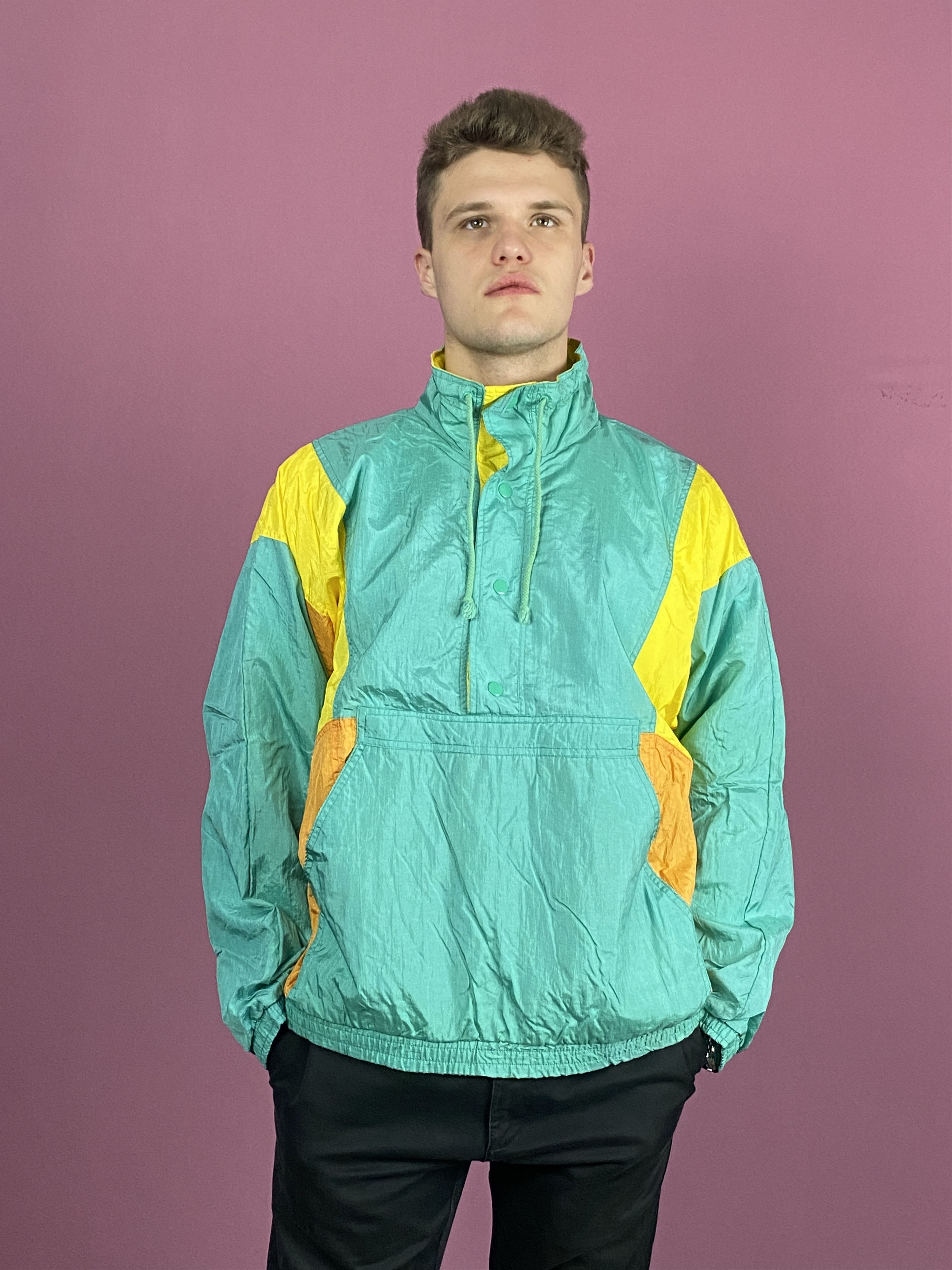 Vintage 90s Vintage Men's Windbreaker Jacket - M Size US M / EU 48-50 / 2 - 1 Thumbnail