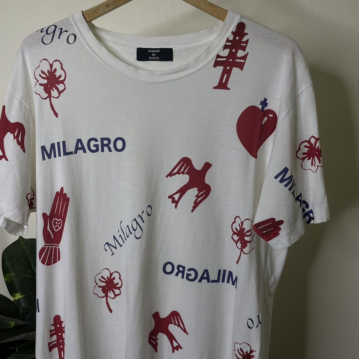CABANE de ZUCCa Cabane De Zucca Milagro AOP T Shirt Size US L / EU 52-54 / 3 - 2 Thumbnail