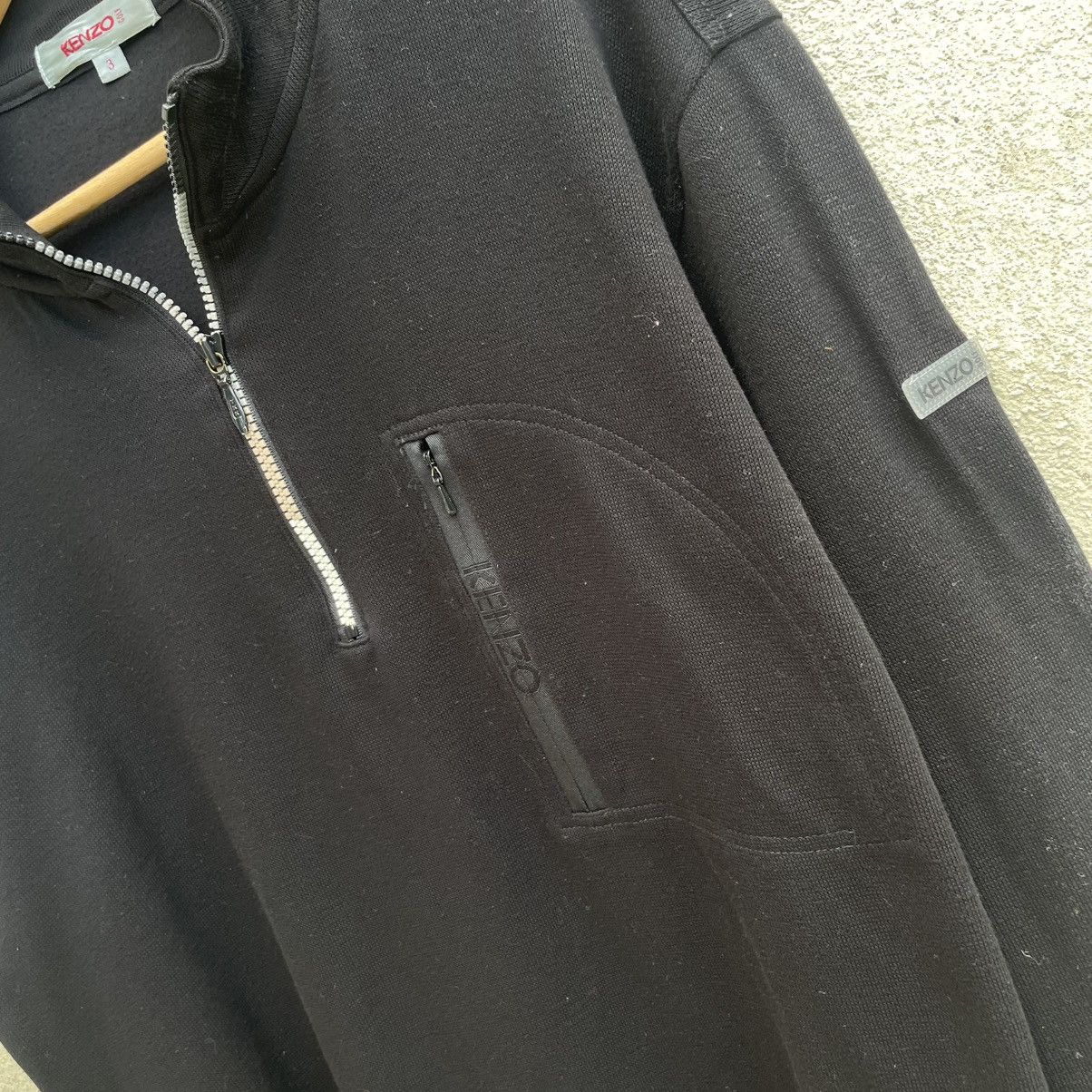 Designer × Kenzo × Vintage Vintage KENZO Golf Single Pocket Classic Halfzipper 🍒 Size US M / EU 48-50 / 2 - 3 Thumbnail