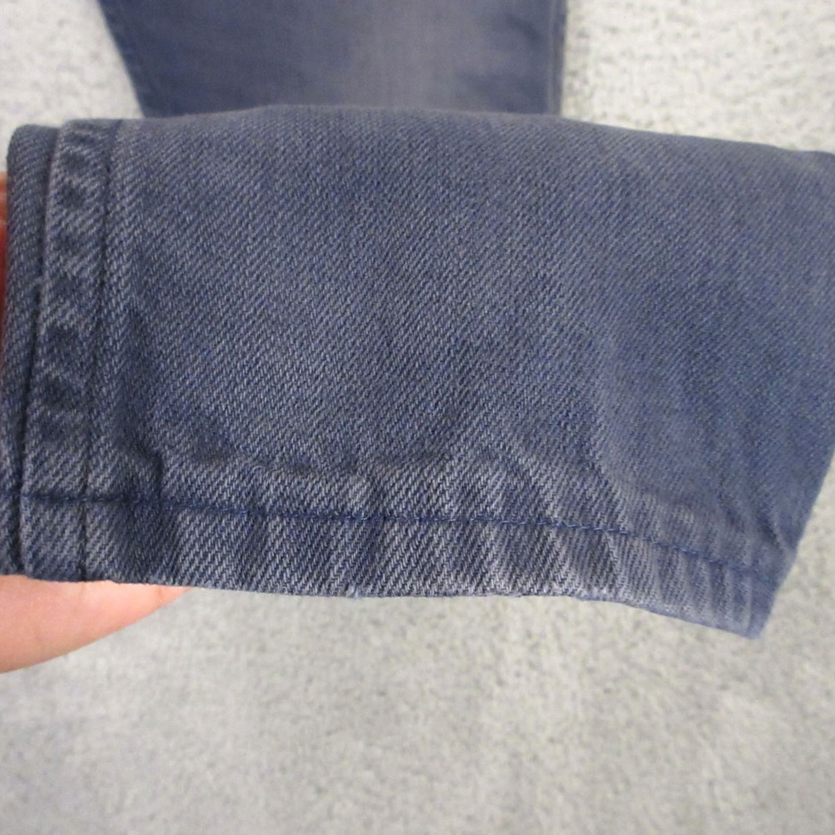 Diesel Diesel Darron Jeans Slim Tapered Regular 30x28 Blue Denim Mens 5-Pocket Belt Loops Inseam 28" Hemmed Dark Wash Denim Jeans Size US 30 / EU 46 - 5 Thumbnail