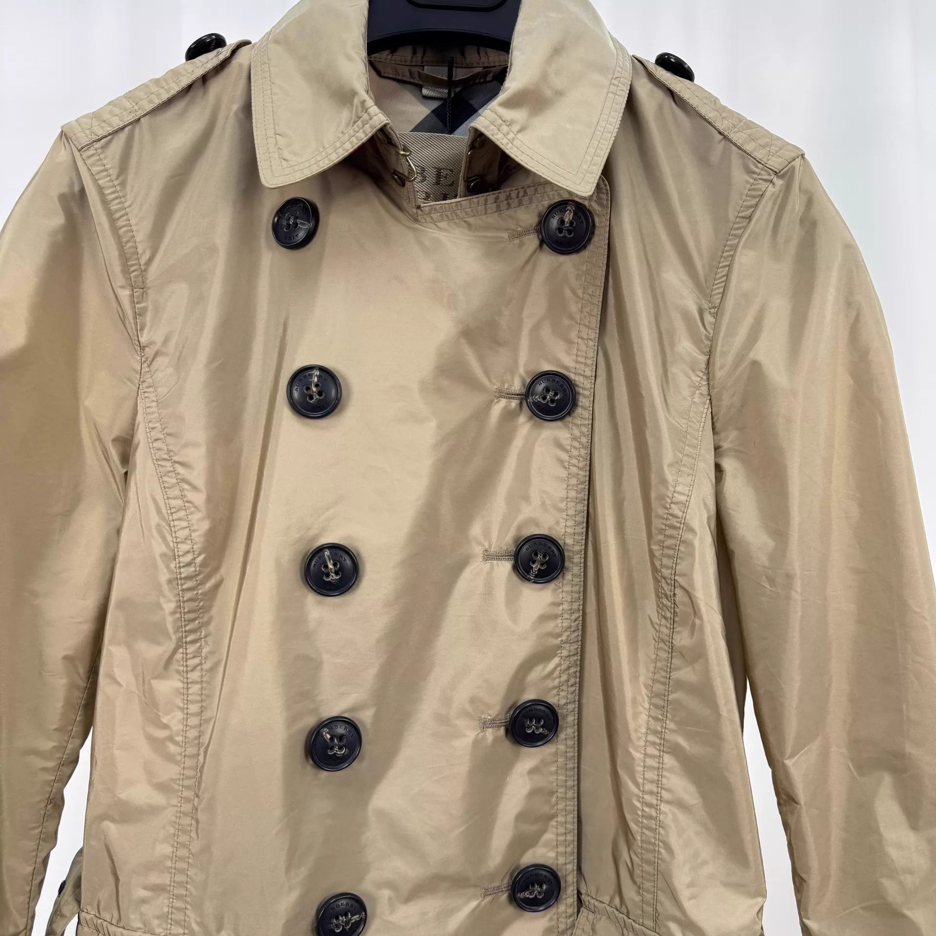 Burberry Burberry double-breasted nylon trench coat UK4 99 new Size XS / US 0-2 / IT 36-38 - 3 Thumbnail