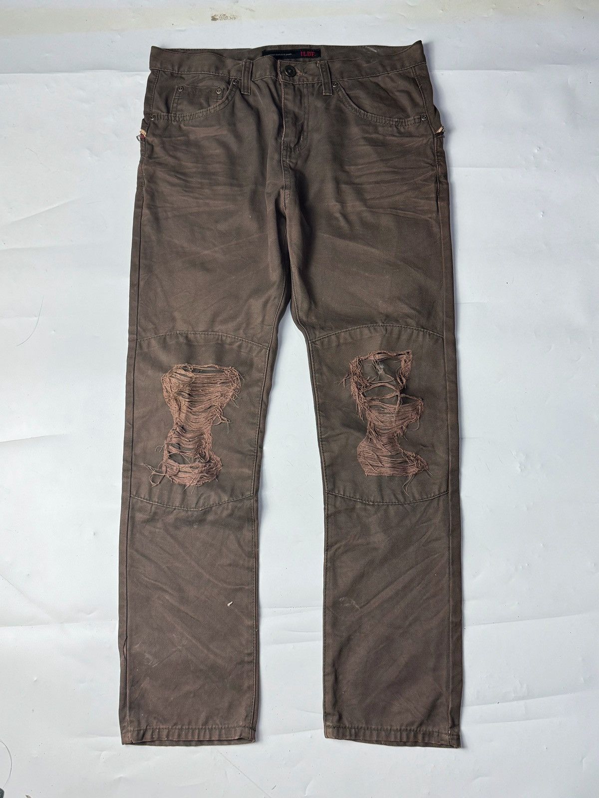 If Six Was Nine × Japanese Brand × PPFM Street makes it punk distressed england pants Size US 30 / EU 46 - 3 Thumbnail