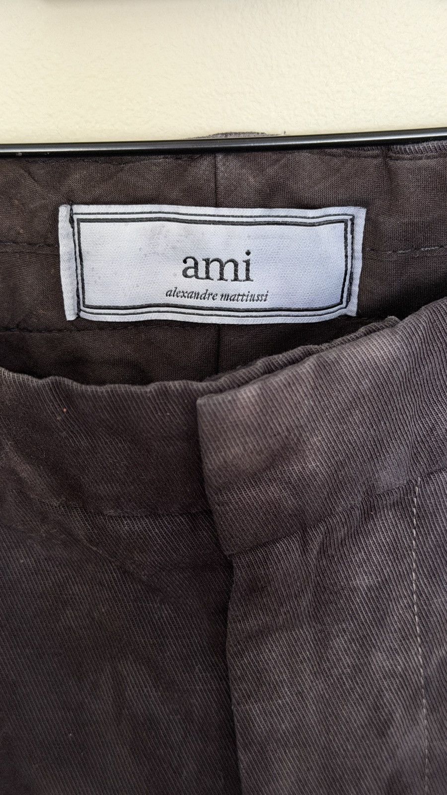 AMI Double Dyed Cuffed Trousers Size US 32 / EU 48 - 4 Thumbnail