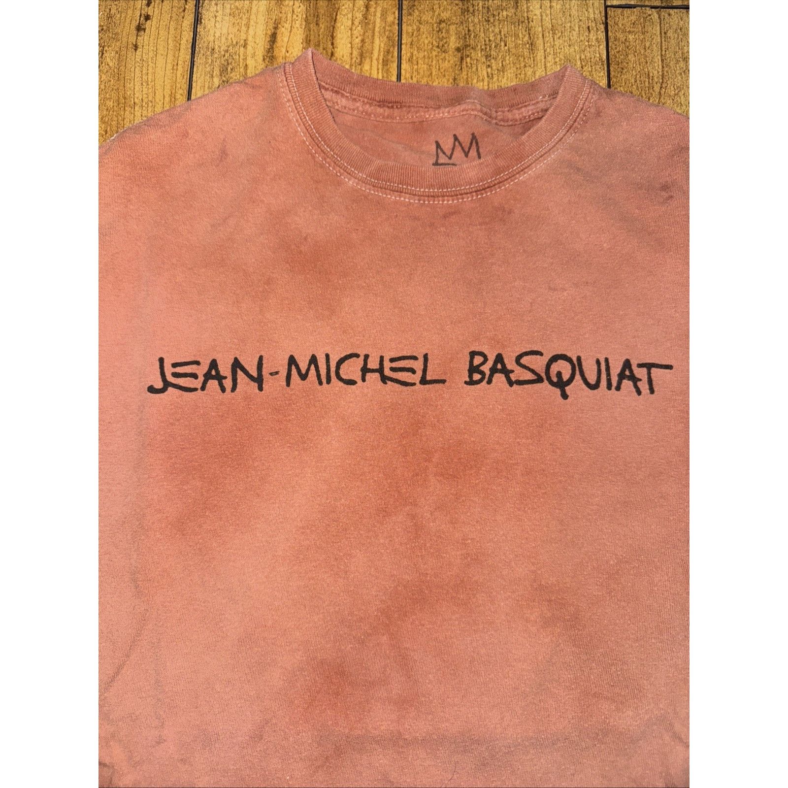 Jean-Michel Basquiat Jean-Michel Basquiat Crown Dinosaur T-Shirt Red M 18x25 Size US M / EU 48-50 / 2 - 2 Thumbnail