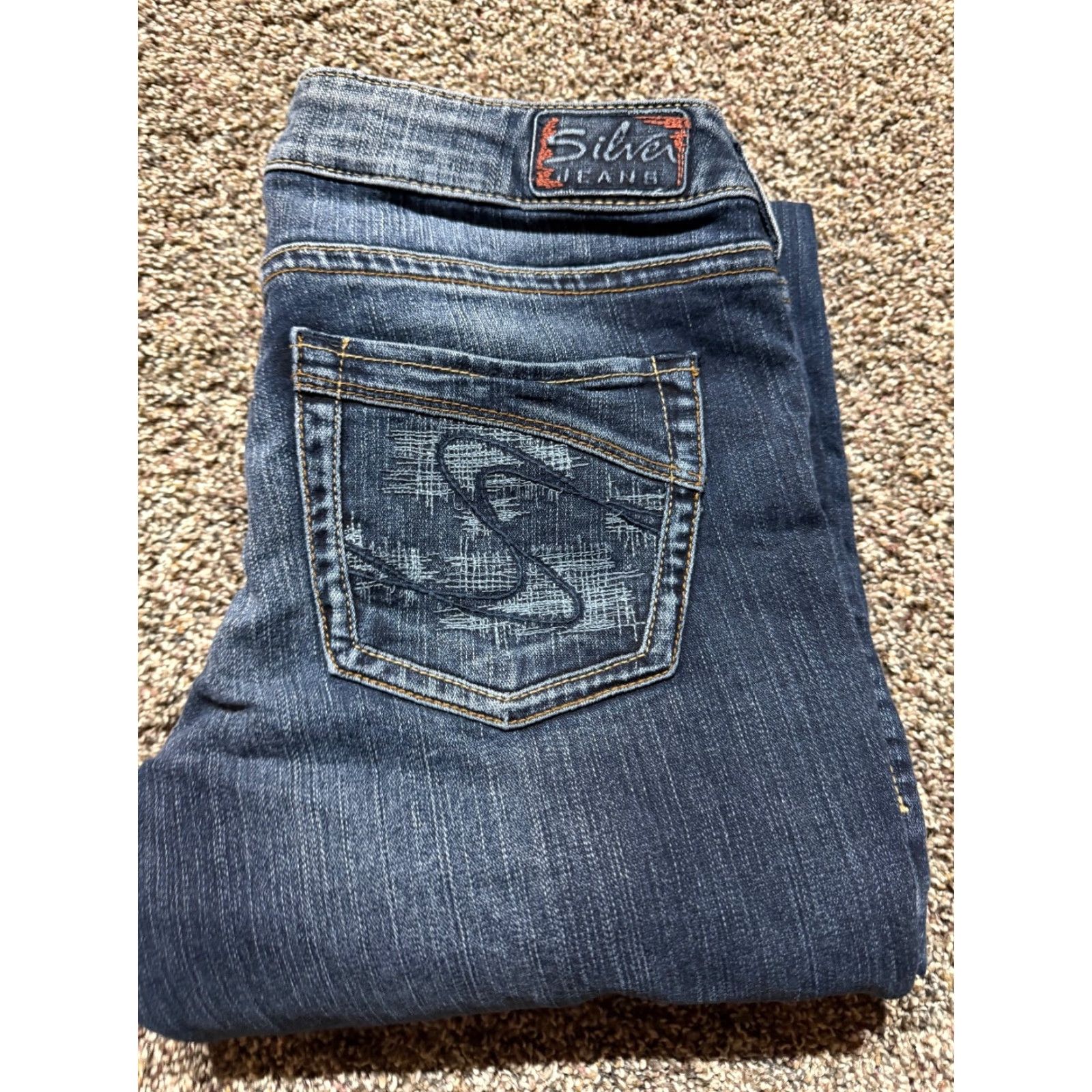 Silver Jeans Co. Silver Jeans Aiko Bootcut Jeans Women Size 28 Blue Denim Stretch 5-Pocket Size 28" / US 6 / IT 42 - 2 Thumbnail