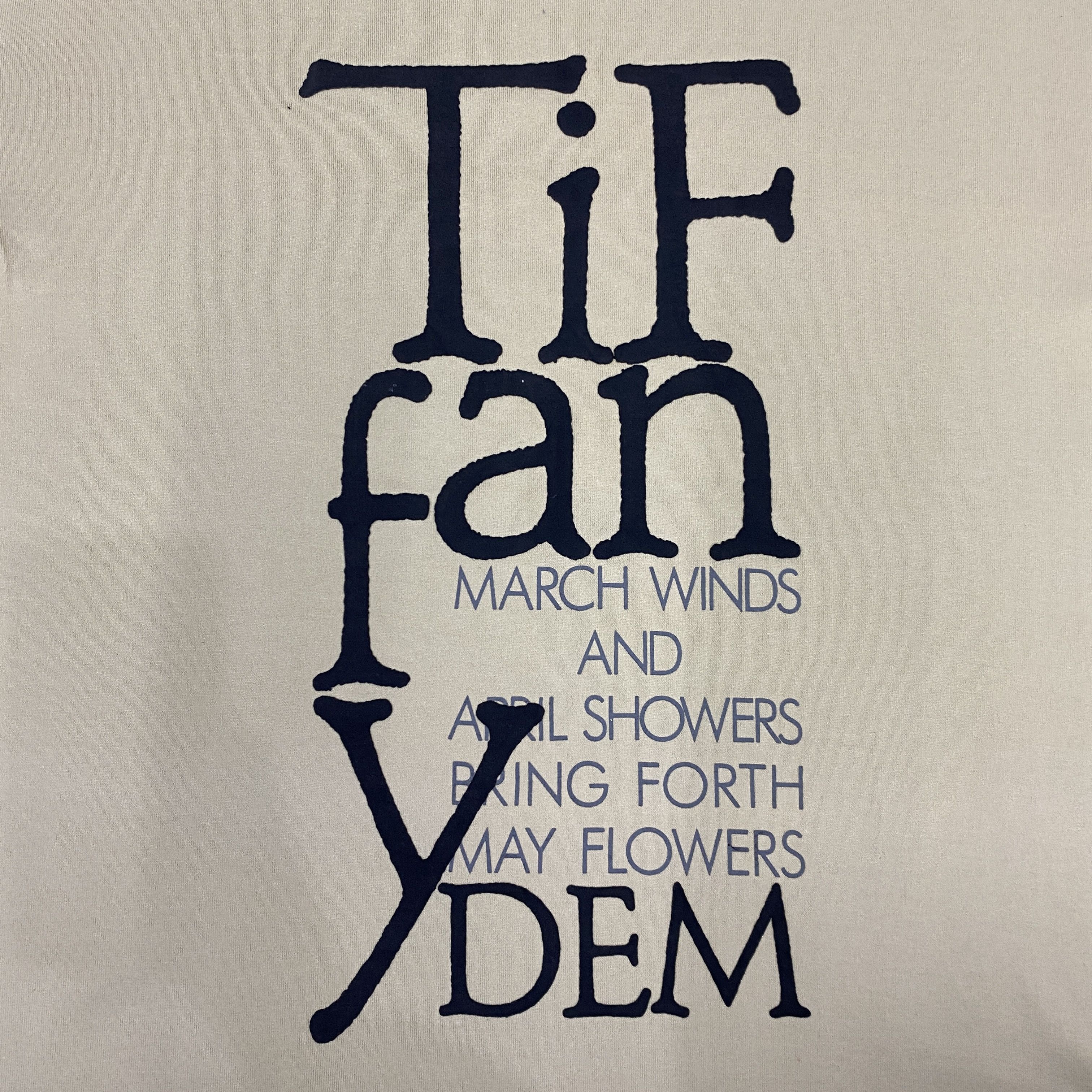 Vintage Vtg TIFFANY D.E.M ITALY DESIGNER Tshirt - K057 Size US L / EU 52-54 / 3 - 3 Thumbnail