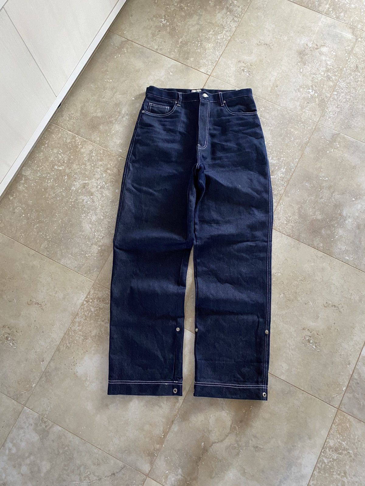 Hysteric Glamour Vintage Baggy Y2K Jeans Japanese Wide Selvedge Denim Style Size US 32 / EU 48 - 2 Thumbnail