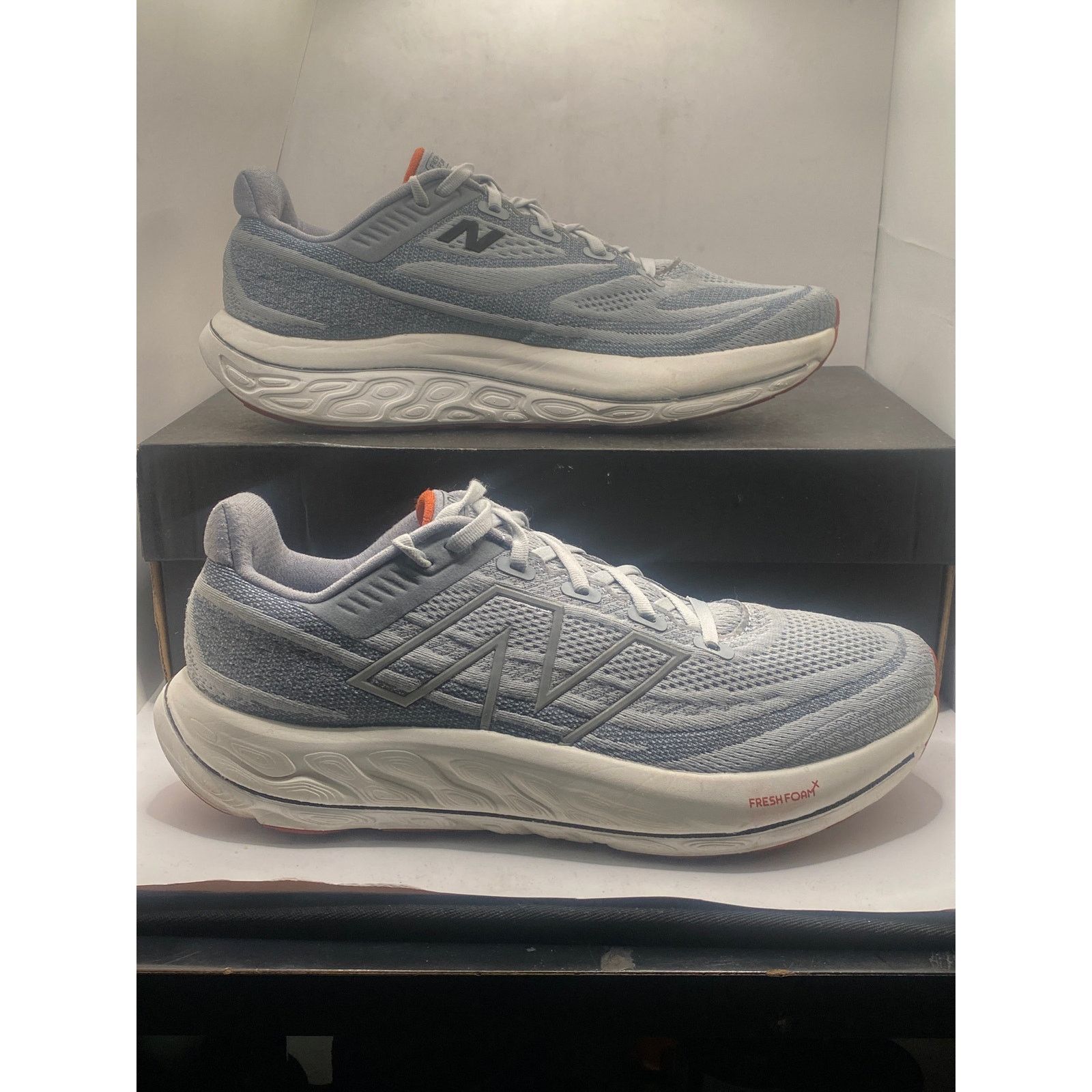 New Balance NEW BALANCE MEN’S FOAM X VONGO MVNGOLG6 GREY RED 10 US M Size US 10 / EU 43 - 1 Thumbnail