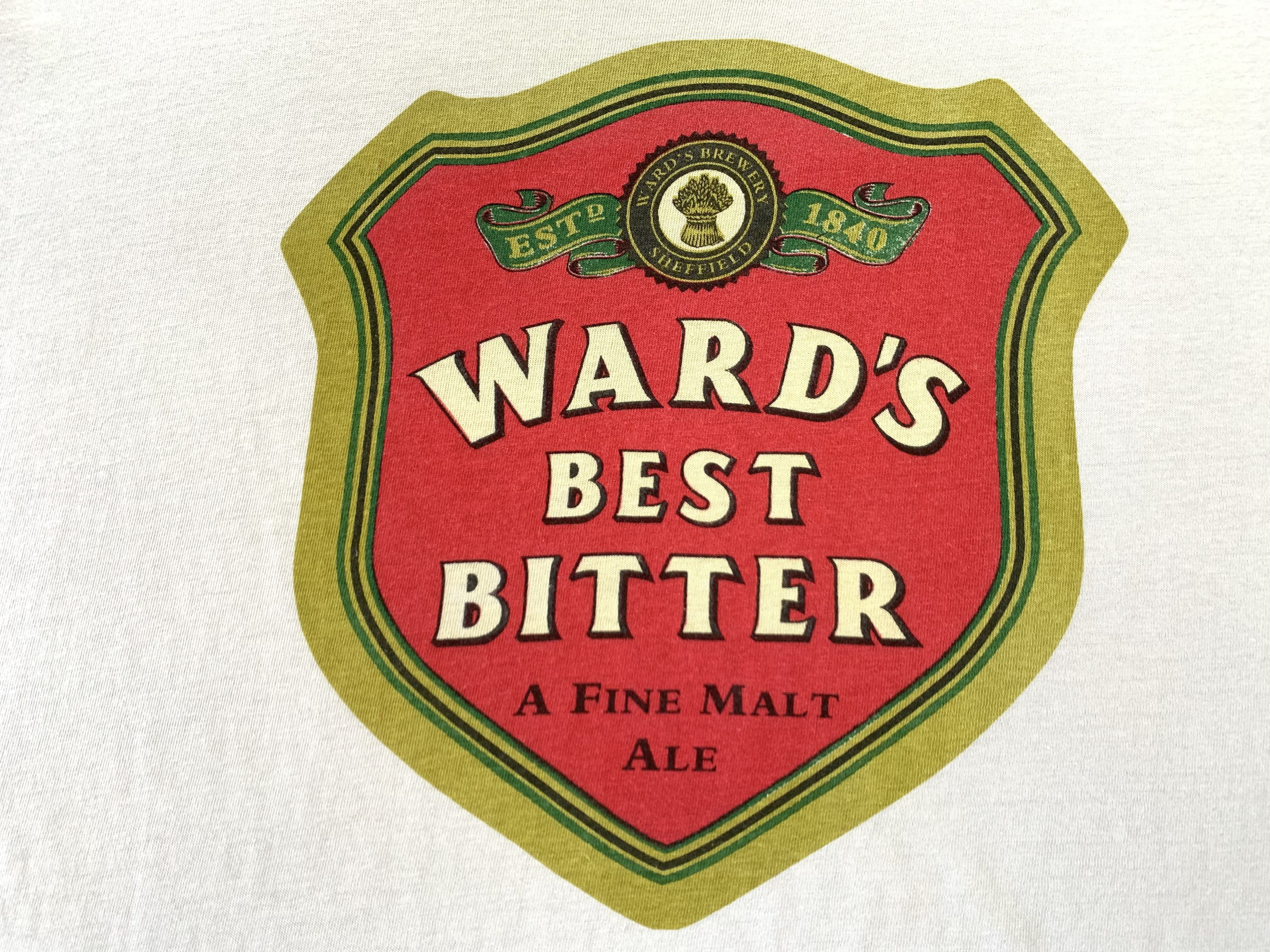 Vintage Vintage Wards Best Bitter A Fine Malt Ale 1994 T Shirt Size US L / EU 52-54 / 3 - 6 Thumbnail