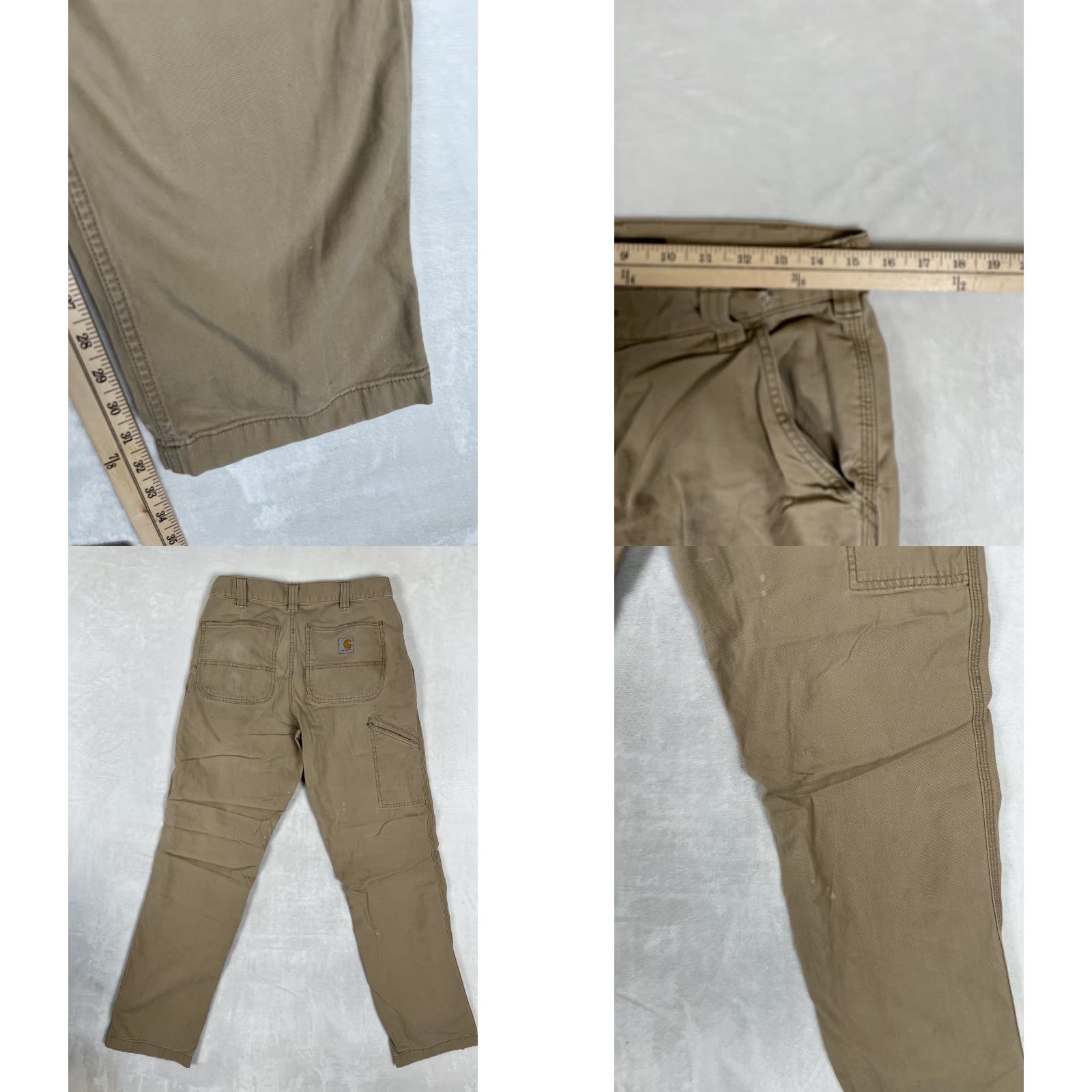 Carhartt Carhartt Pants 30x32 Beige Relaxed Fit Workwear Stain Distressed Vintage No N/A Size US 30 / EU 46 - 8 Thumbnail